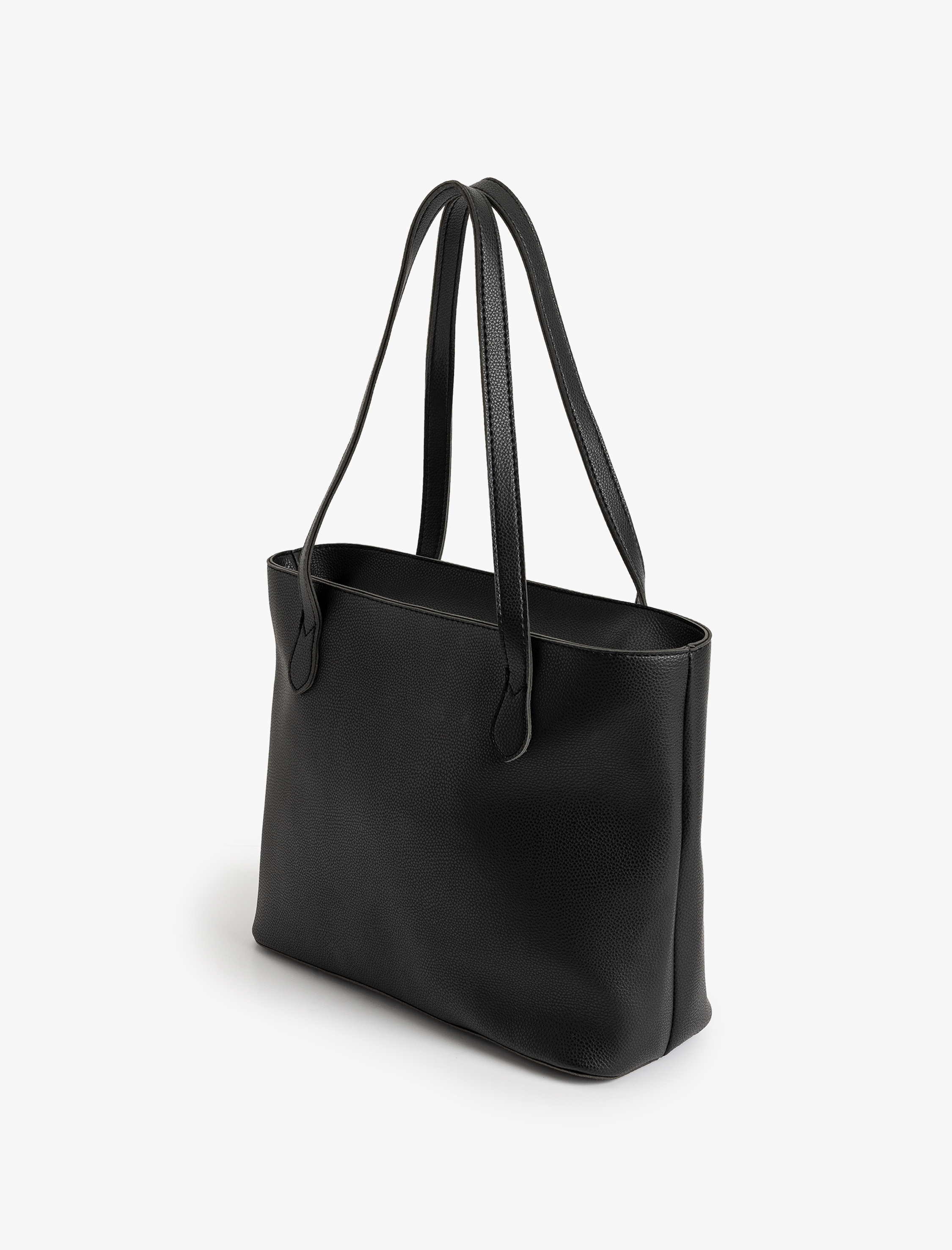  Kadın Suni Deri Saplı Büyük Tote Çanta