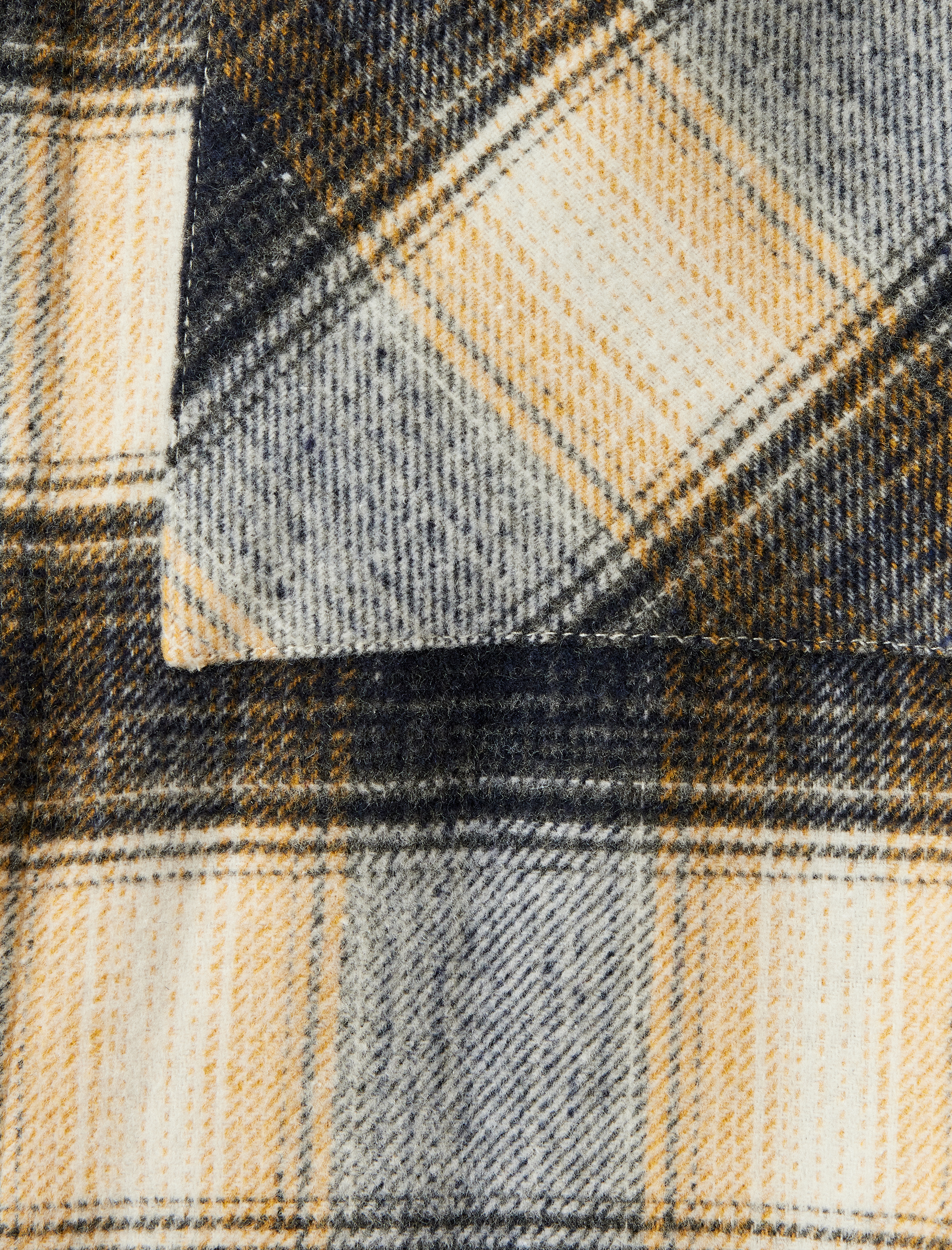   Uzun Kollu Cep Detaylı Regular Fit Pamuk Karışımlı Kışlık Oduncu Gömleği