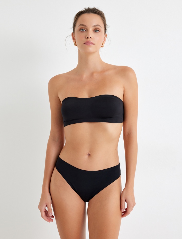  Dolgusuz Balensiz Lazer Kesim Straplez Sütyen