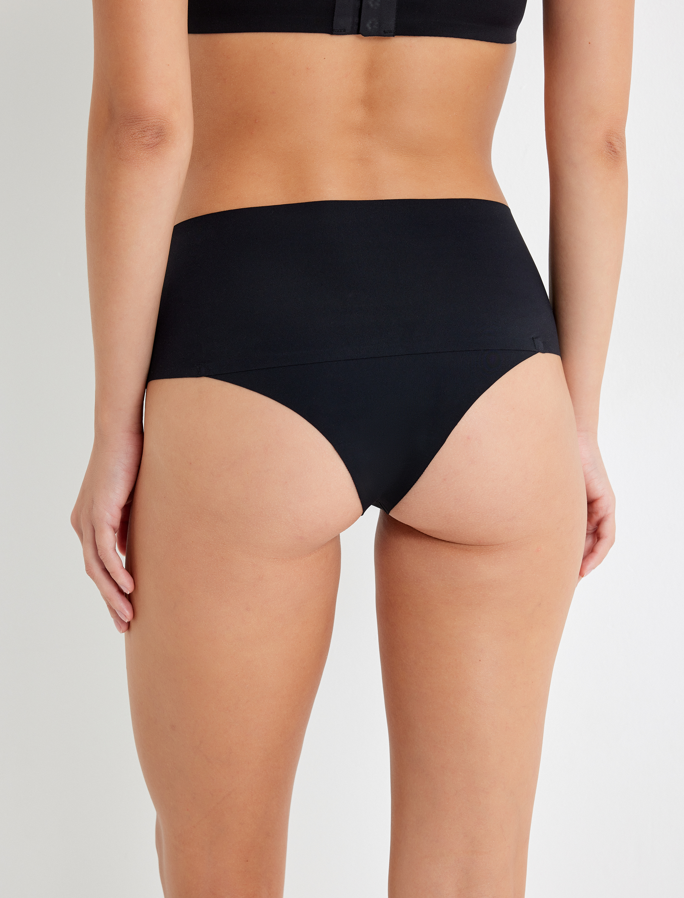 Lazer Kesim Yüksek Bel Hipster Korse Külot