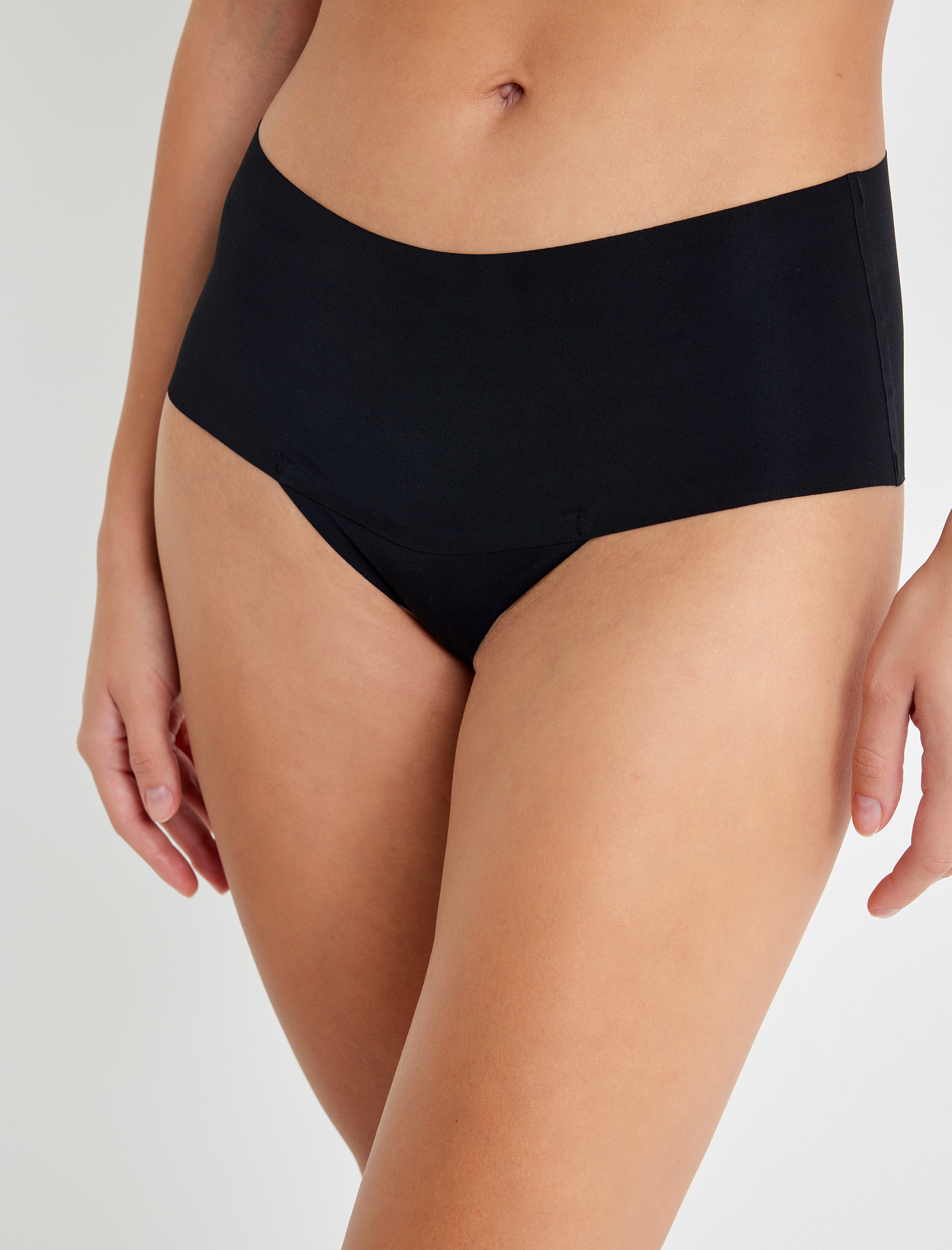 Lazer Kesim Yüksek Bel Hipster Korse Külot