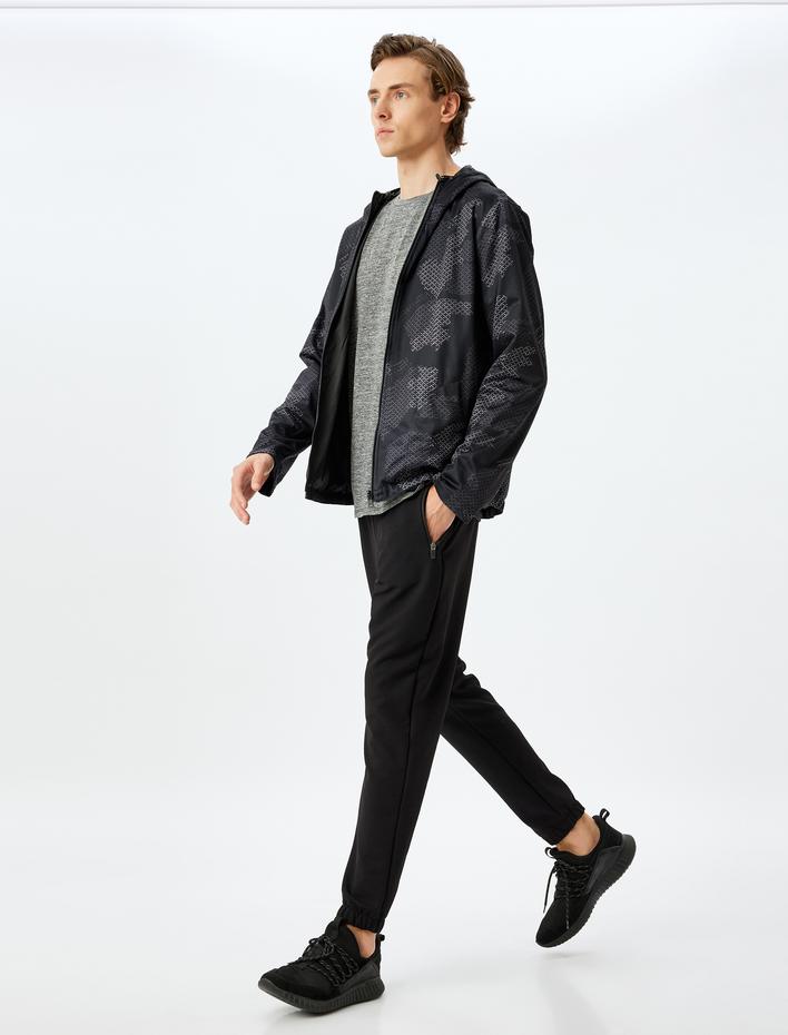  Beli Bağcıklı Fermuarlı Cepli Jogger Spor Eşofman Altı