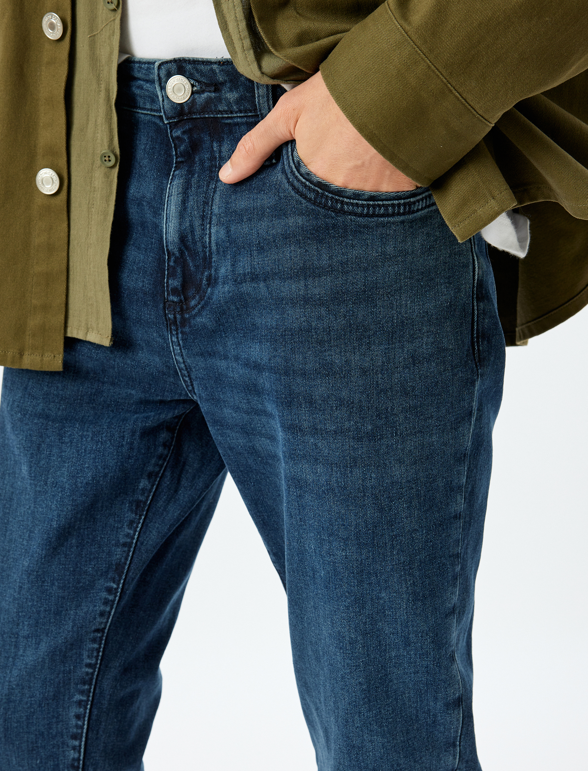   Slim Fit Kot Pantolon - Brad Jean