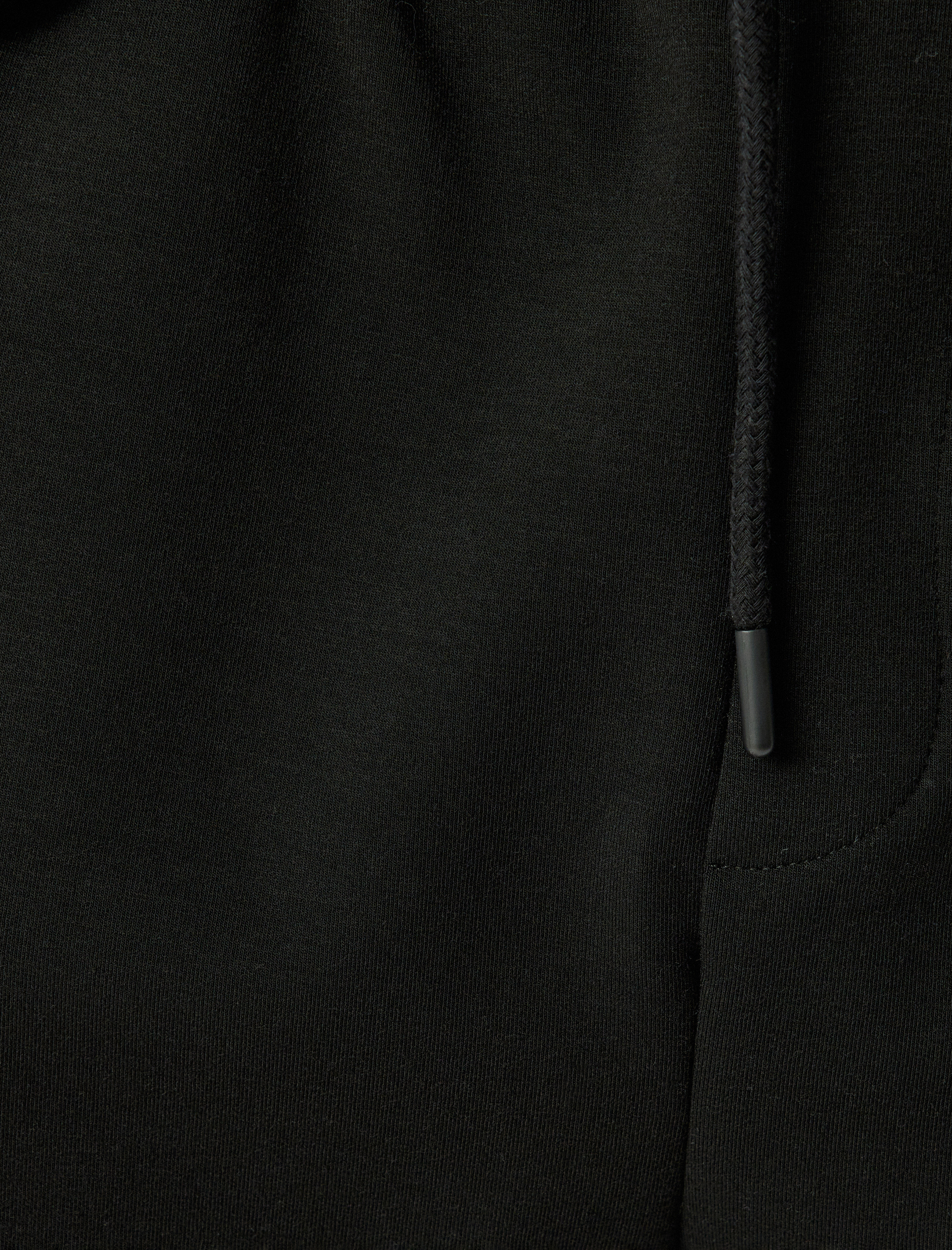   Beli Bağcıklı Lastikli Paça Cep Detaylı Viskon Karışımlı Eşofman Altı