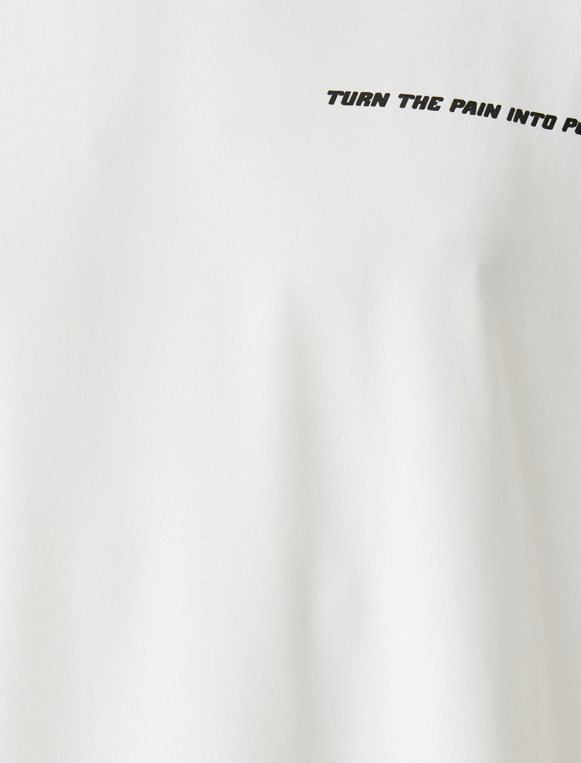   Bisiklet Yaka Kısa Kollu Slogan Baskılı Spor Tişört