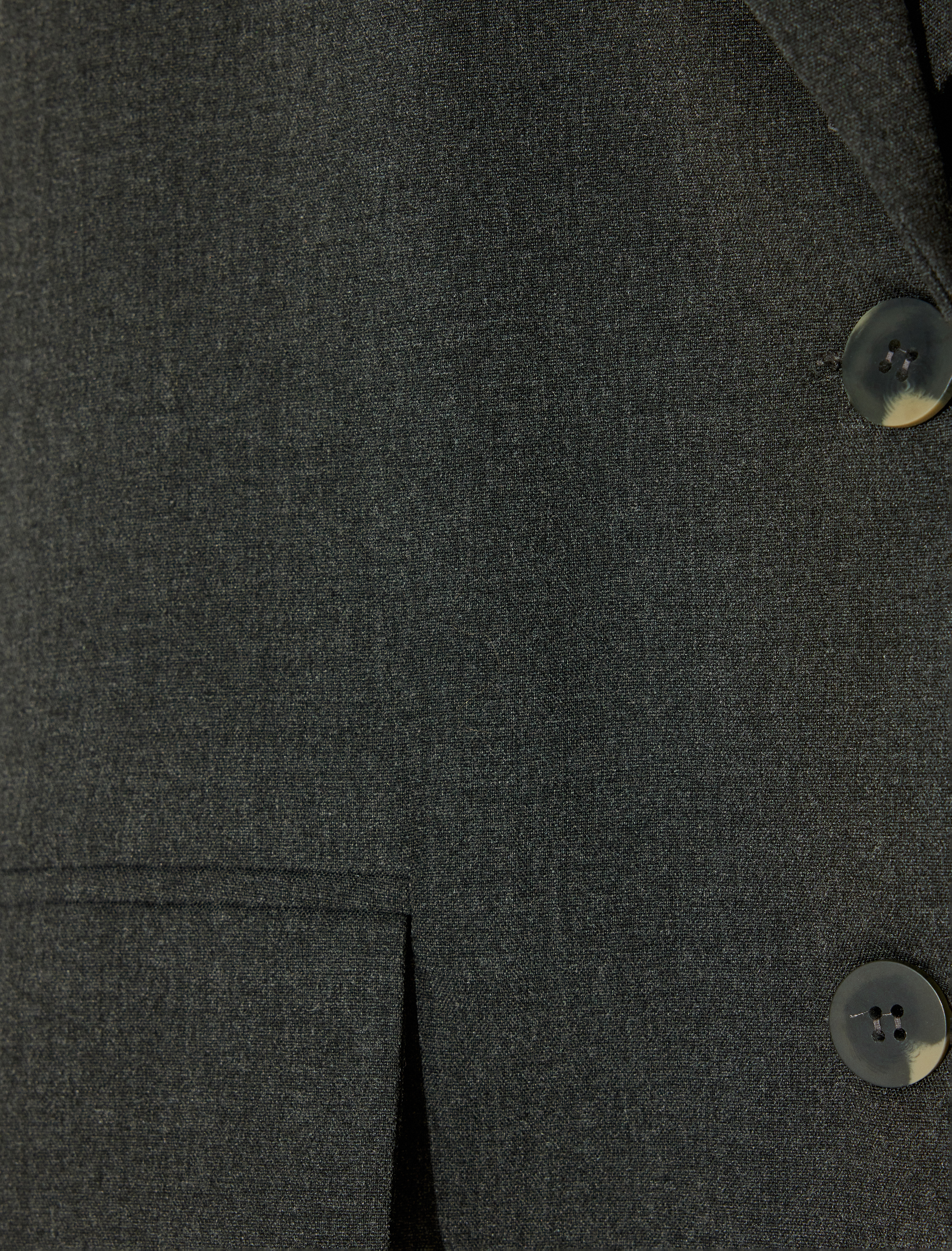   Koton X İnji - Oversize Düğmeli Vatkalı Cep Detaylı Blazer Shacket