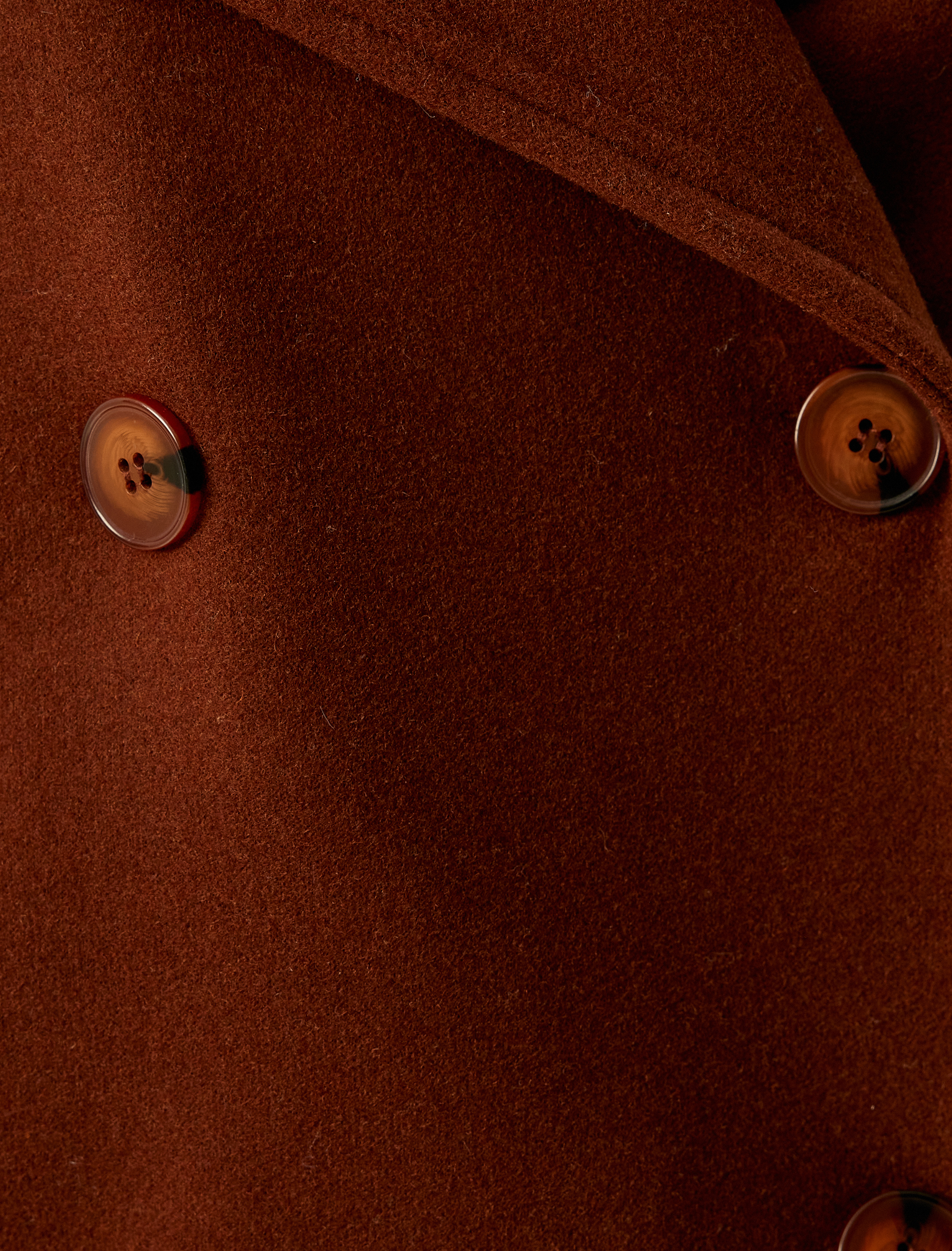   Oversize Ceket Kruvaze Yaka Düğmeli Cep Detaylı Astarlı