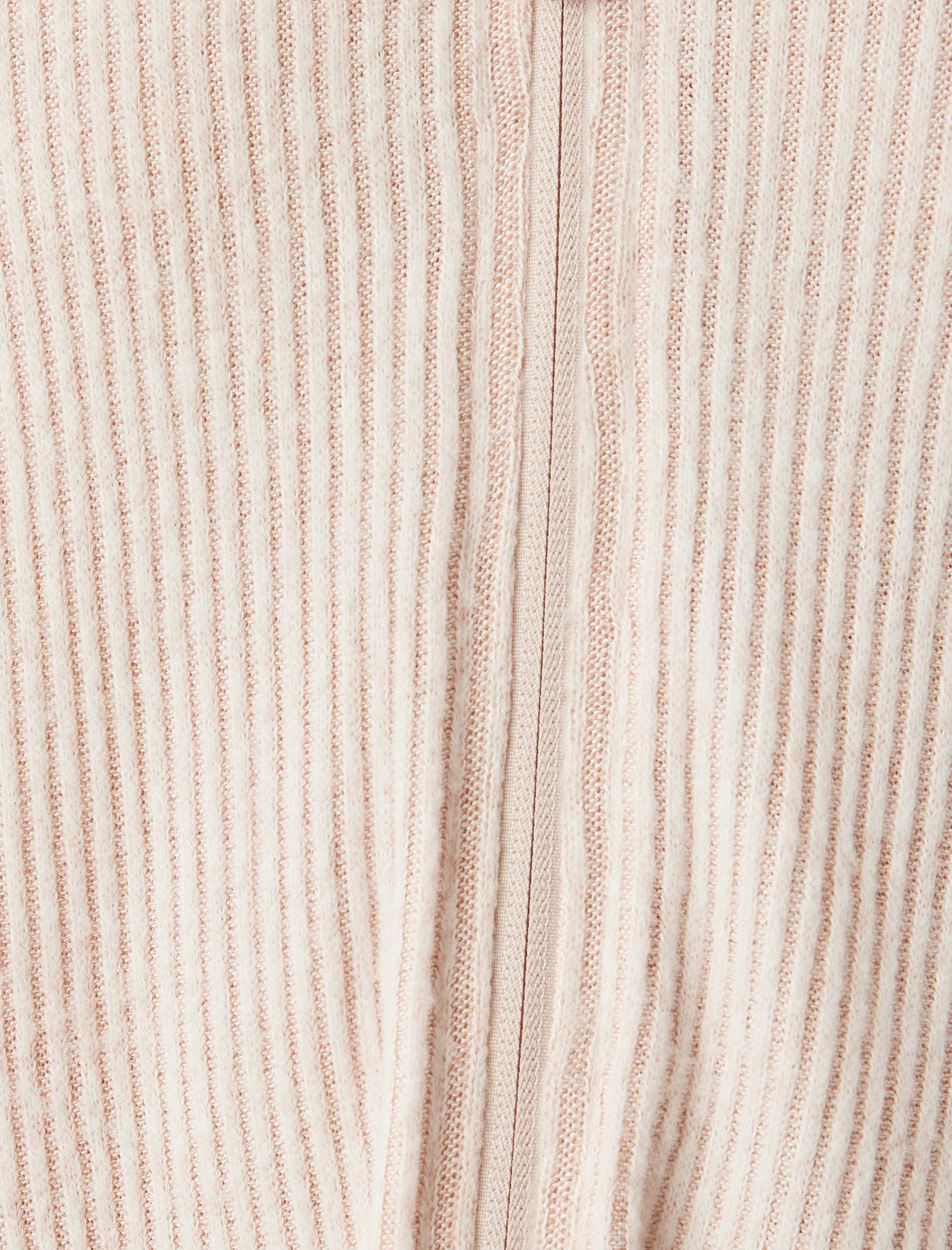   Yumuşak Dokulu Kapüşonlu Örme Crop Pijama Üstü