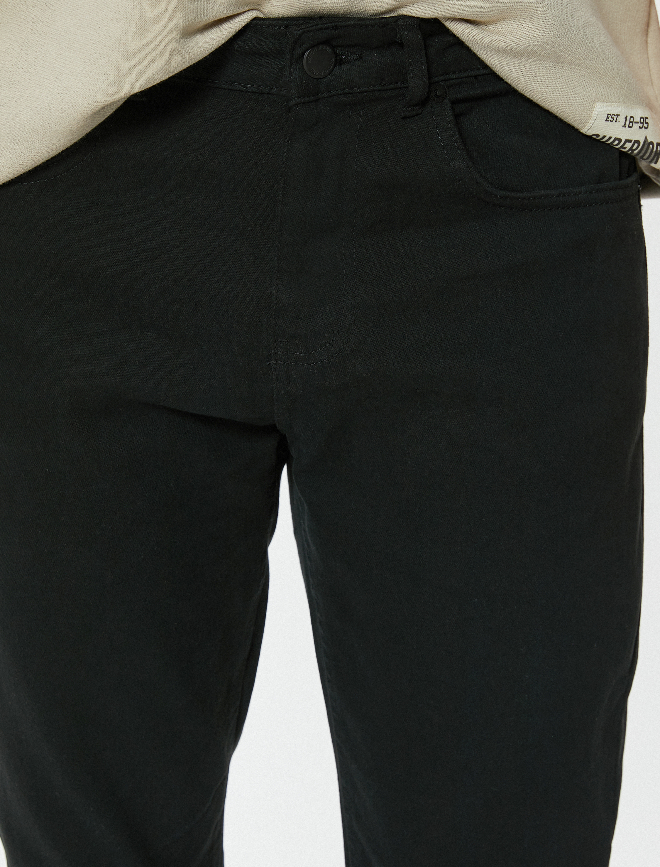 Slim Straight Fit Kot Pantolon - Chadwick Jean
