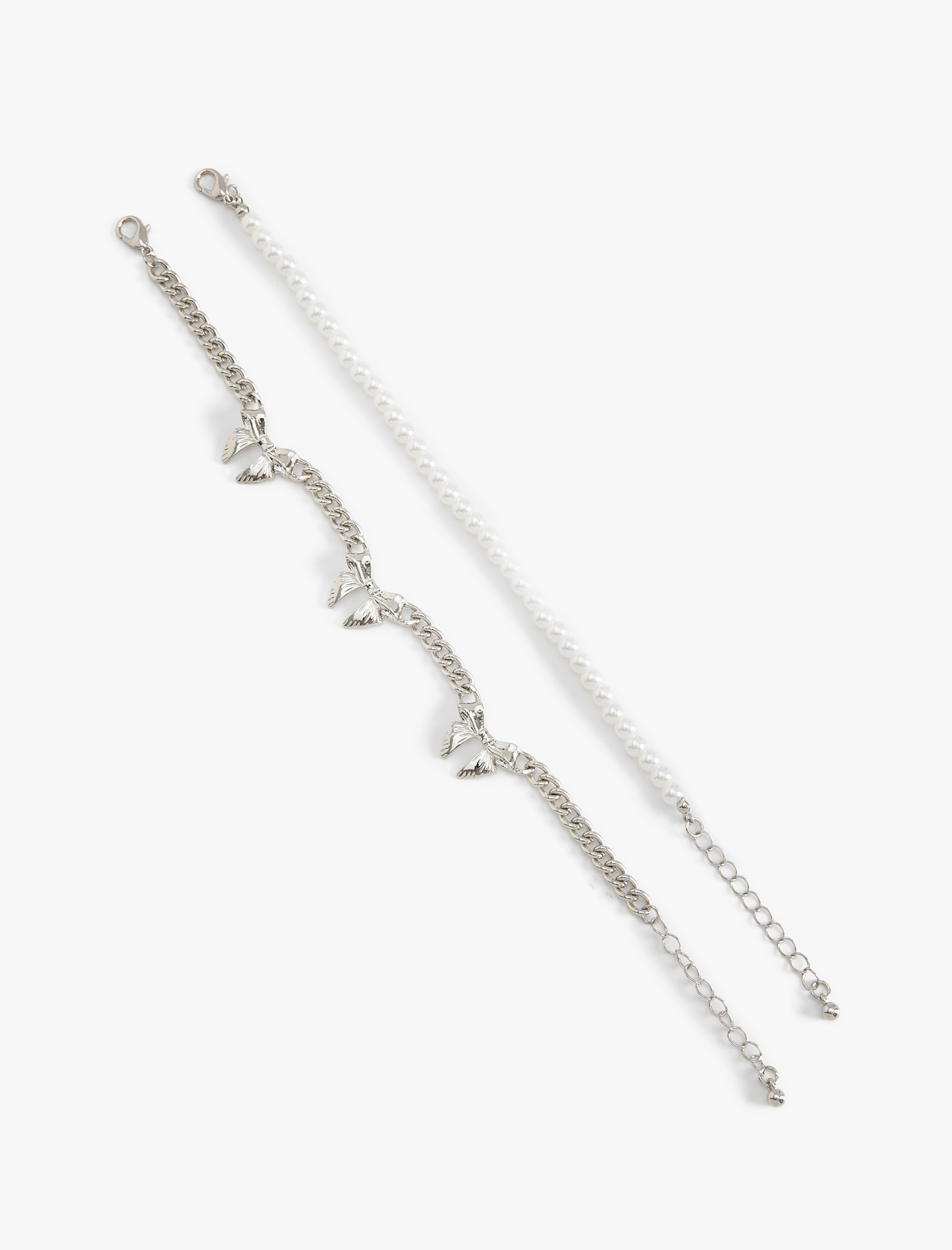  Kadın Fiyonk Detaylı Zincir Bileklik