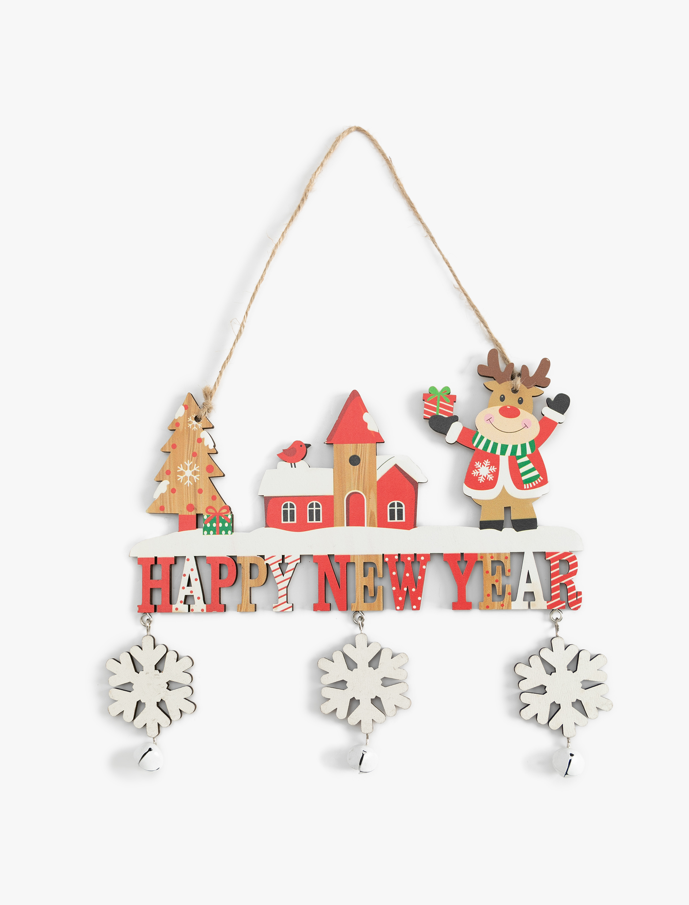  Kadın Yılbaşı Temalı Kapı Süsü