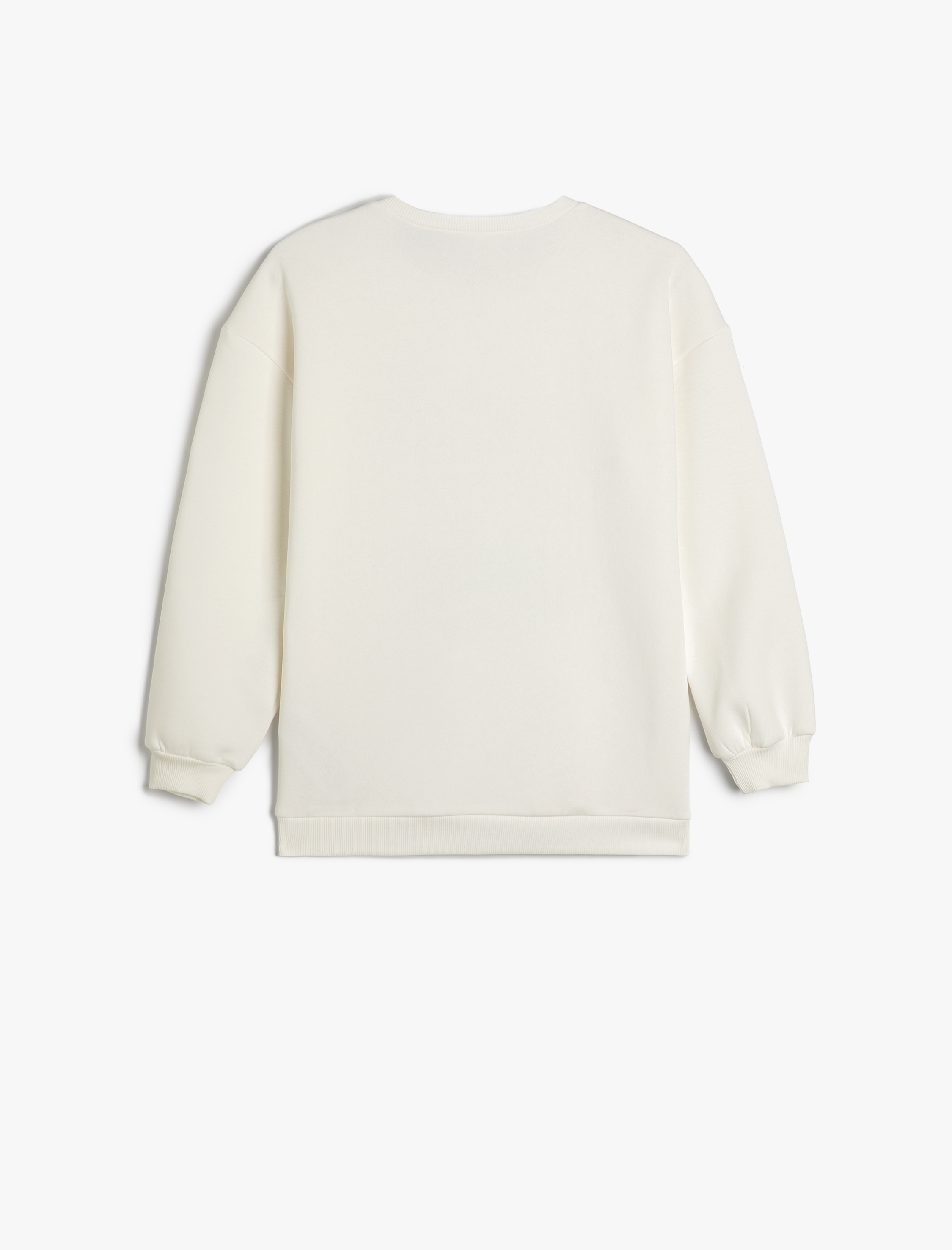 Kız Çocuk Sweatshirt Looney Tunes Baskılı Lisanslı Uzun Kollu Bisiklet Yaka Şardonlu