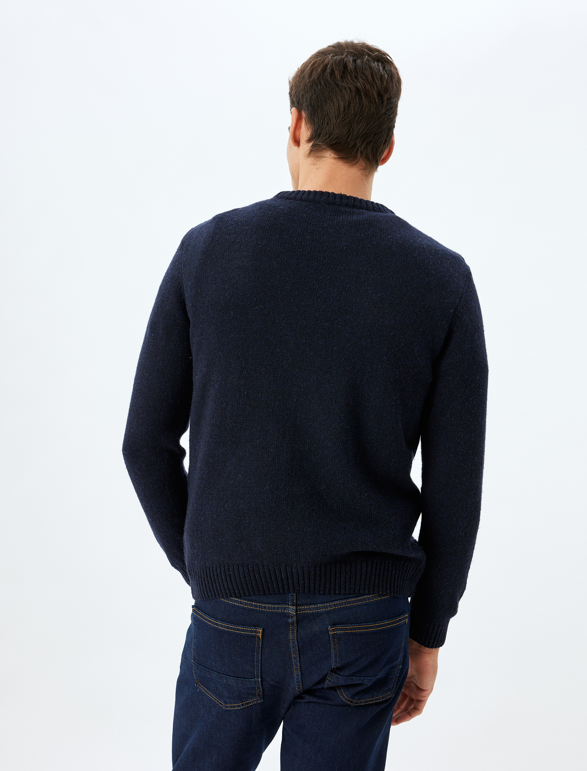 Bisiklet Yaka Triko Yılbaşı Kazağı