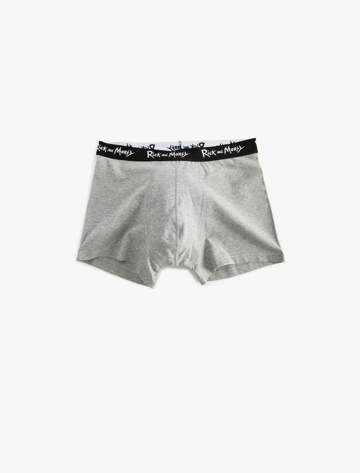  Pamuklu 3'lü Lisanslı Rick and Morty Boxer Seti