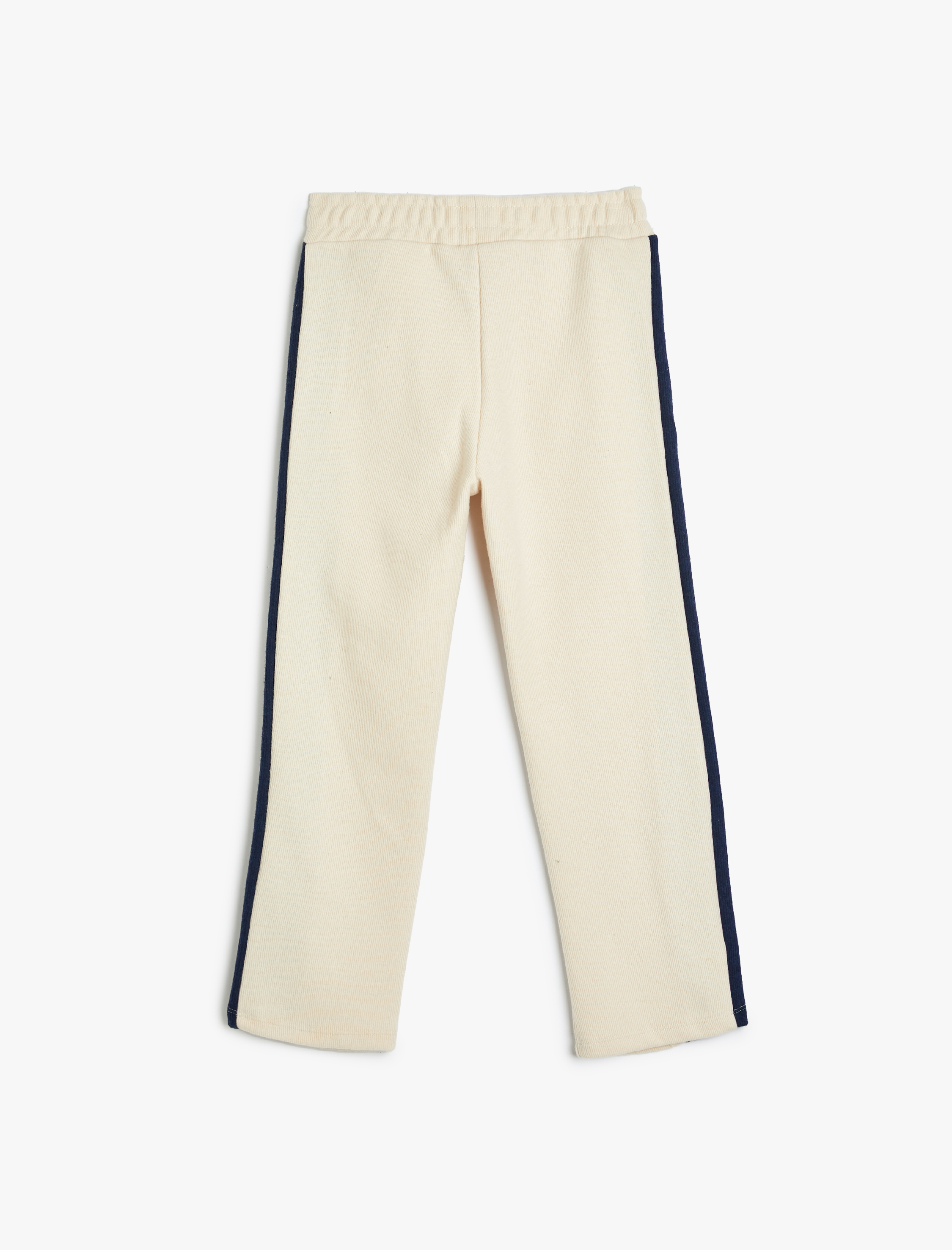  Erkek Çocuk Eşofman Altı Renk Bloklu Beli Lastikli Rahat Kesim