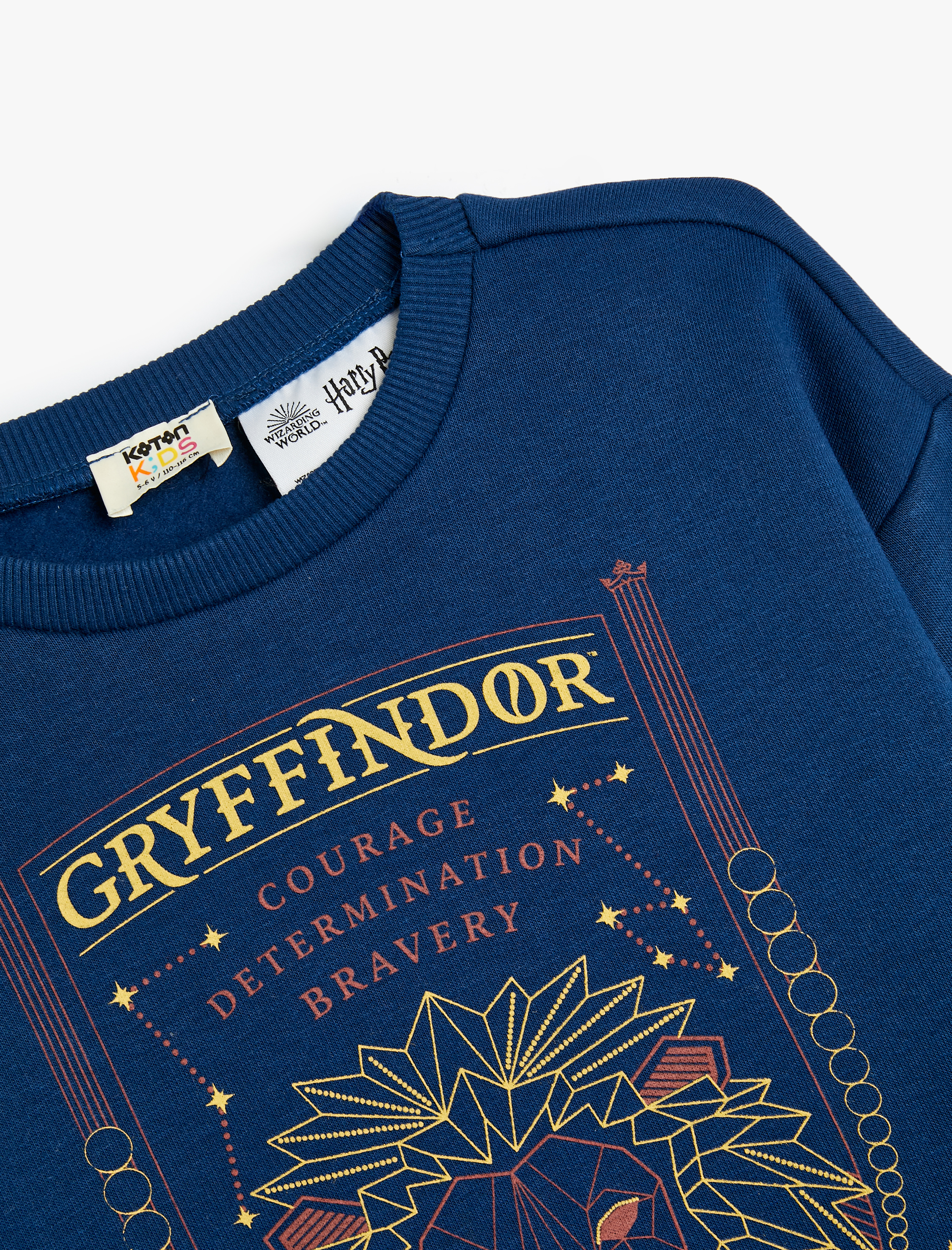  Erkek Çocuk Harry Potter Sweatshirt Lisanslı Uzun Kollu Bisiklet Yaka Şardonlu