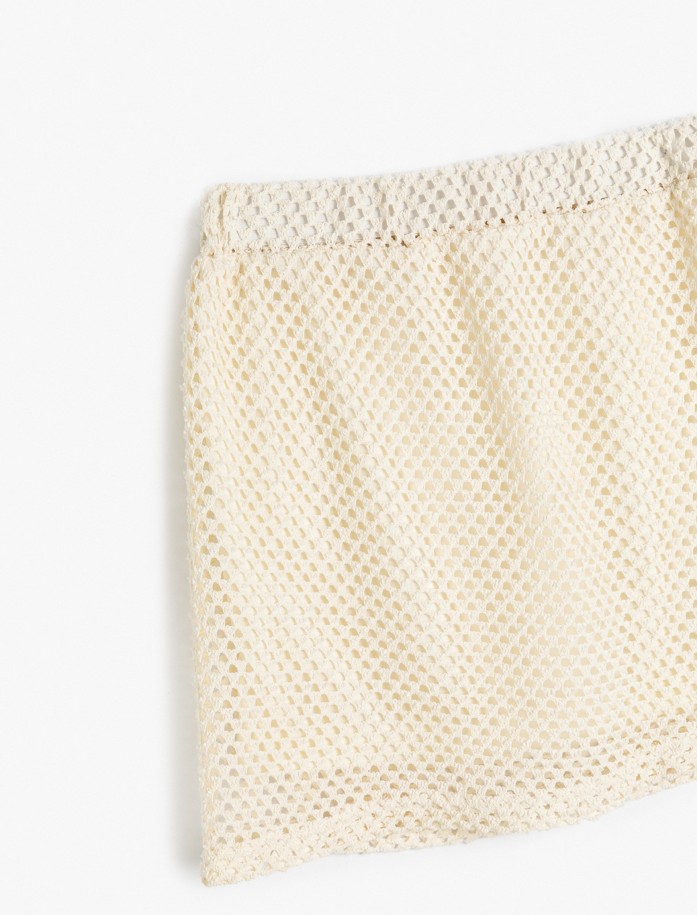 Kız Çocuk Beli Lastikli Astarlı File Etek