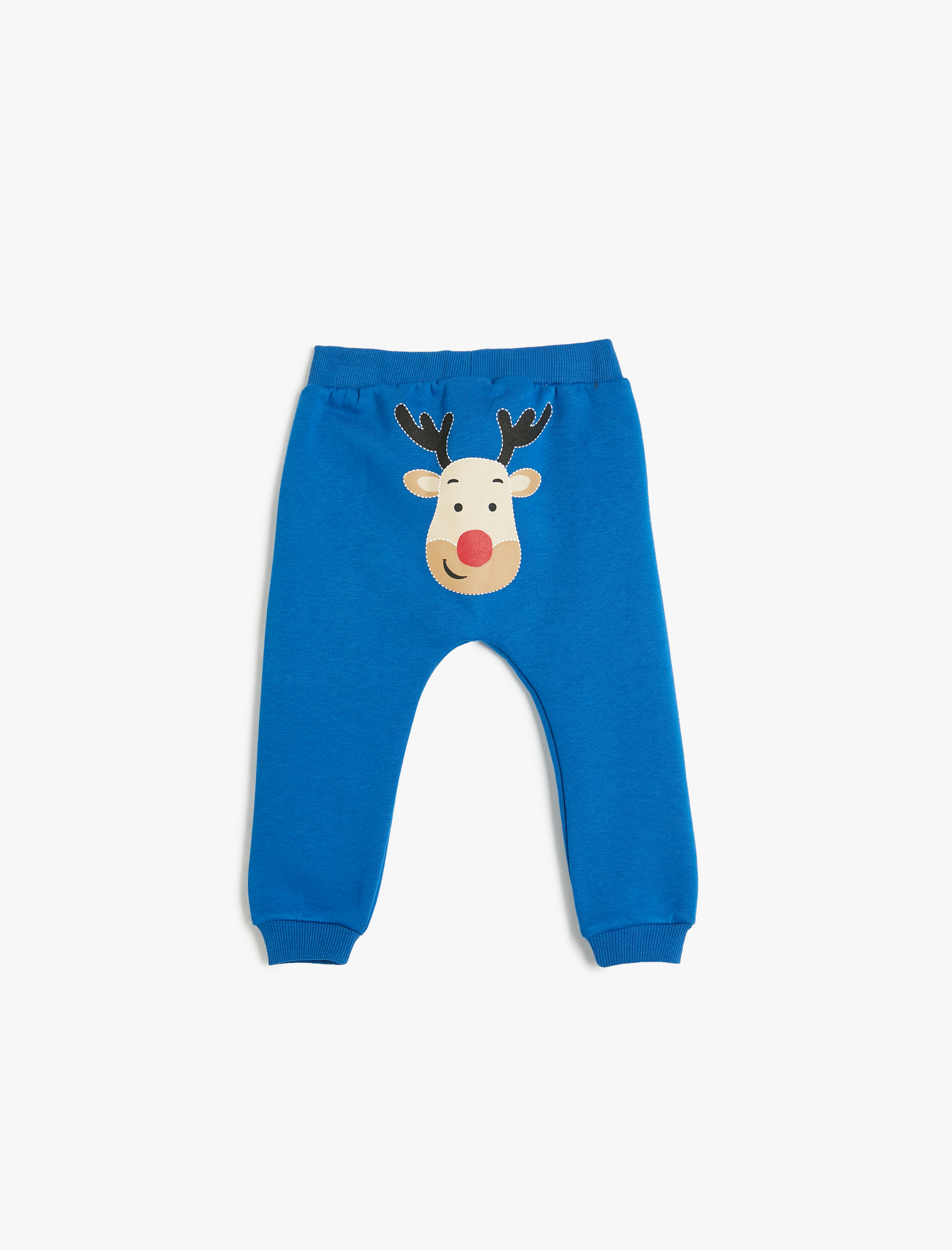  Erkek Bebek Jogger Eşofman Altı Beli Bağlamalı Şardonlu