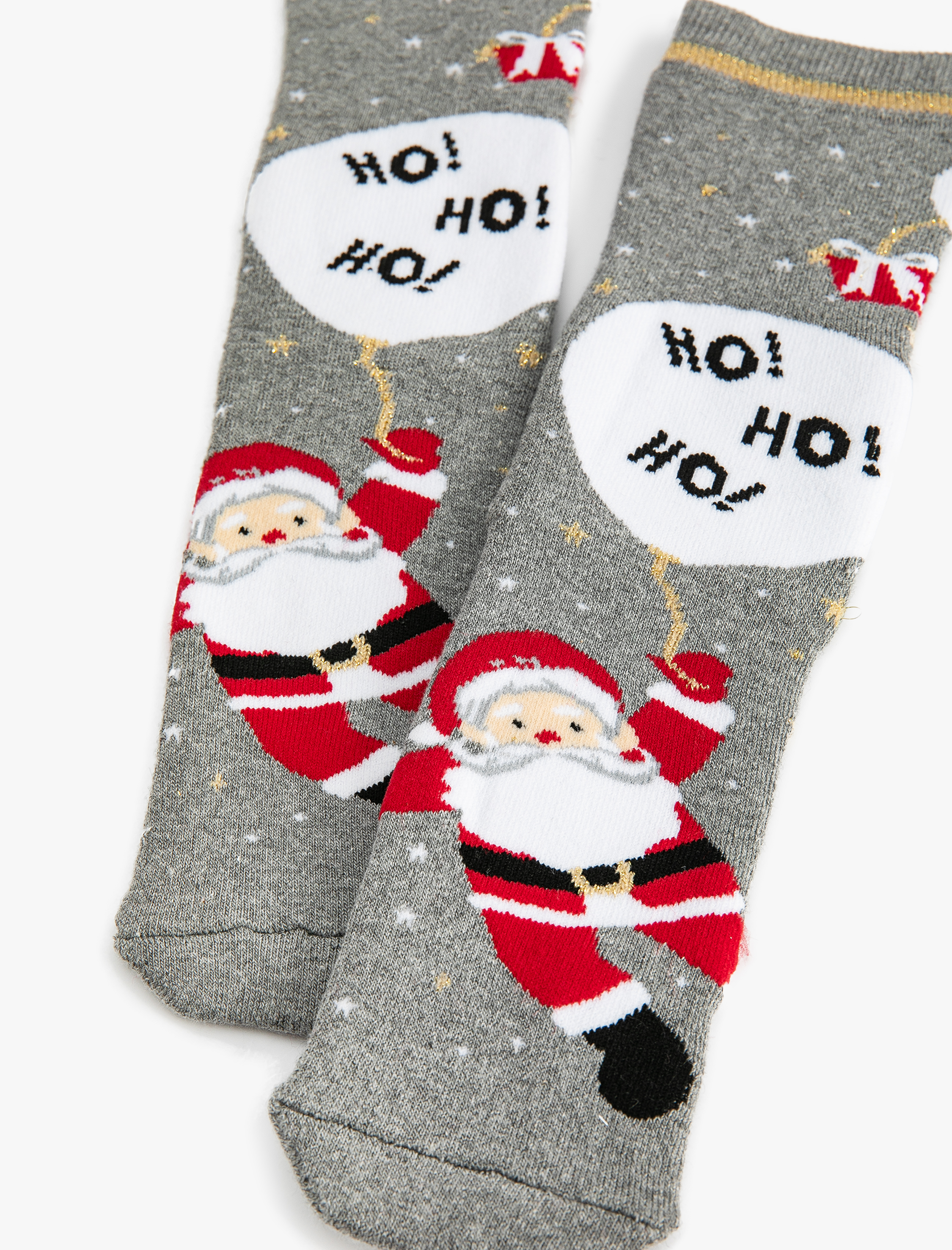  Kadın Noel Baba Baskılı Soket Çorap