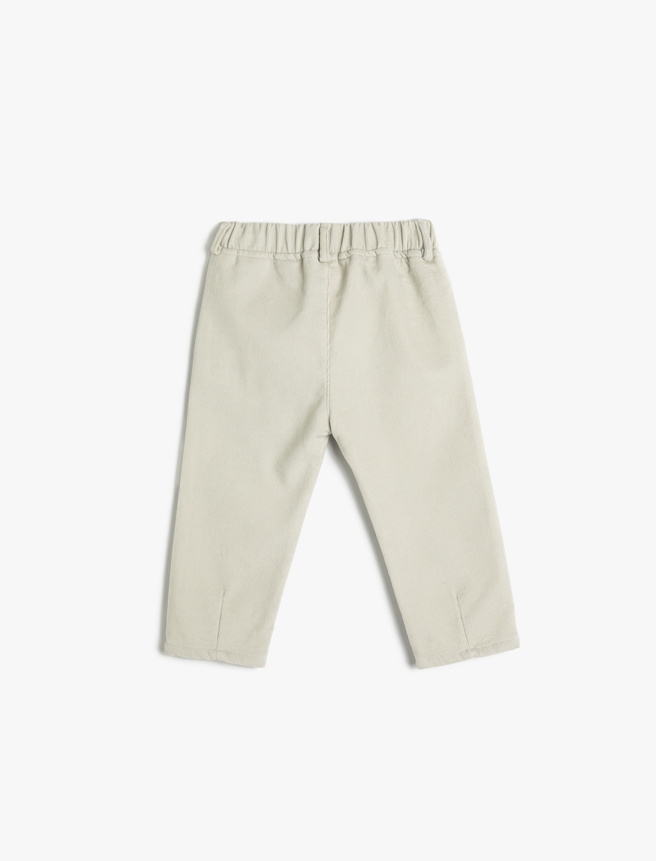  Erkek Bebek Pantolon Beli Bağlamalı Lastikli Cepli Pamuklu