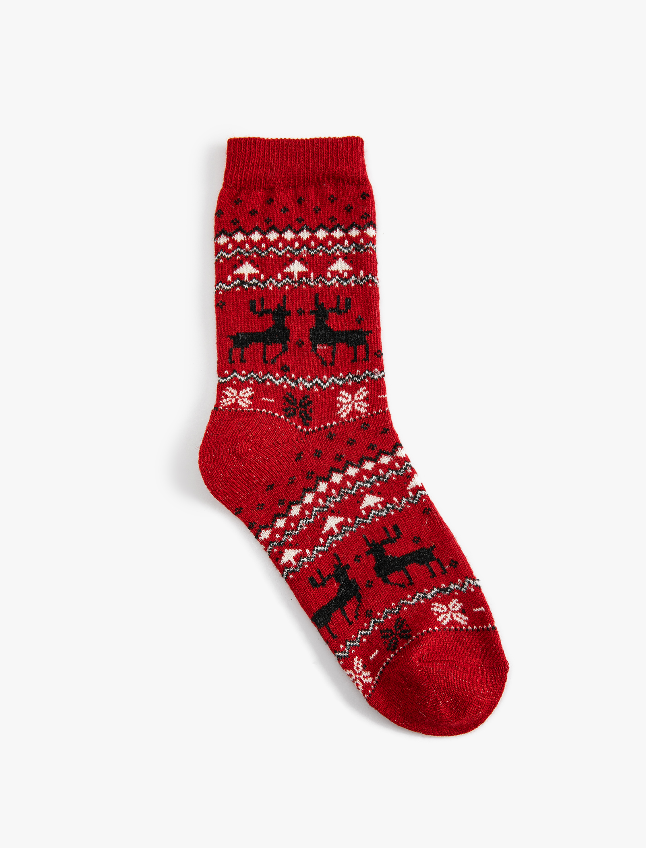  Kadın Desenli Yılbaşı Çorabı