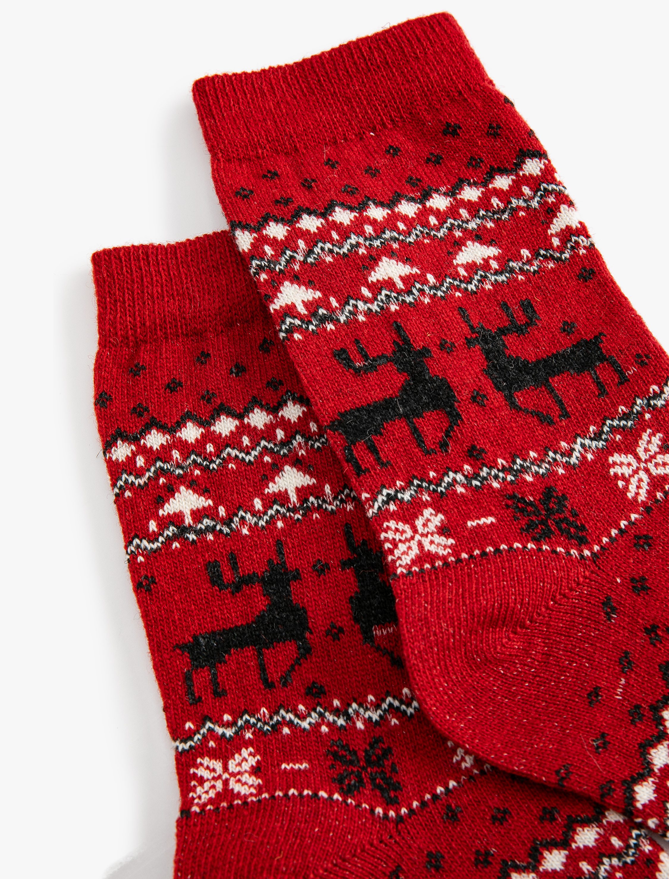  Kadın Desenli Yılbaşı Çorabı