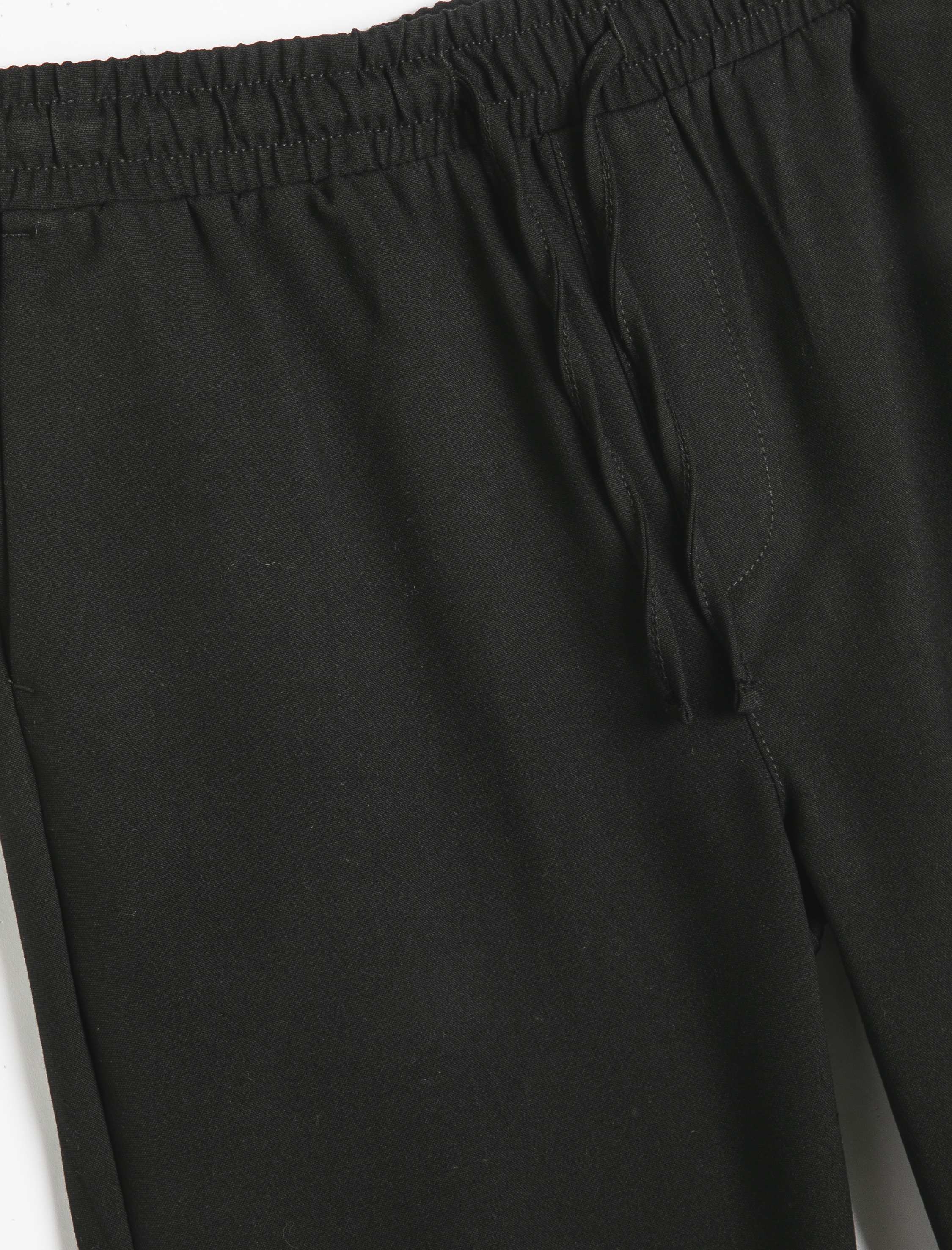   Viskon Karışımlı Beli Bağcıklı Chino Cep Detaylı Eşofman Pantolon