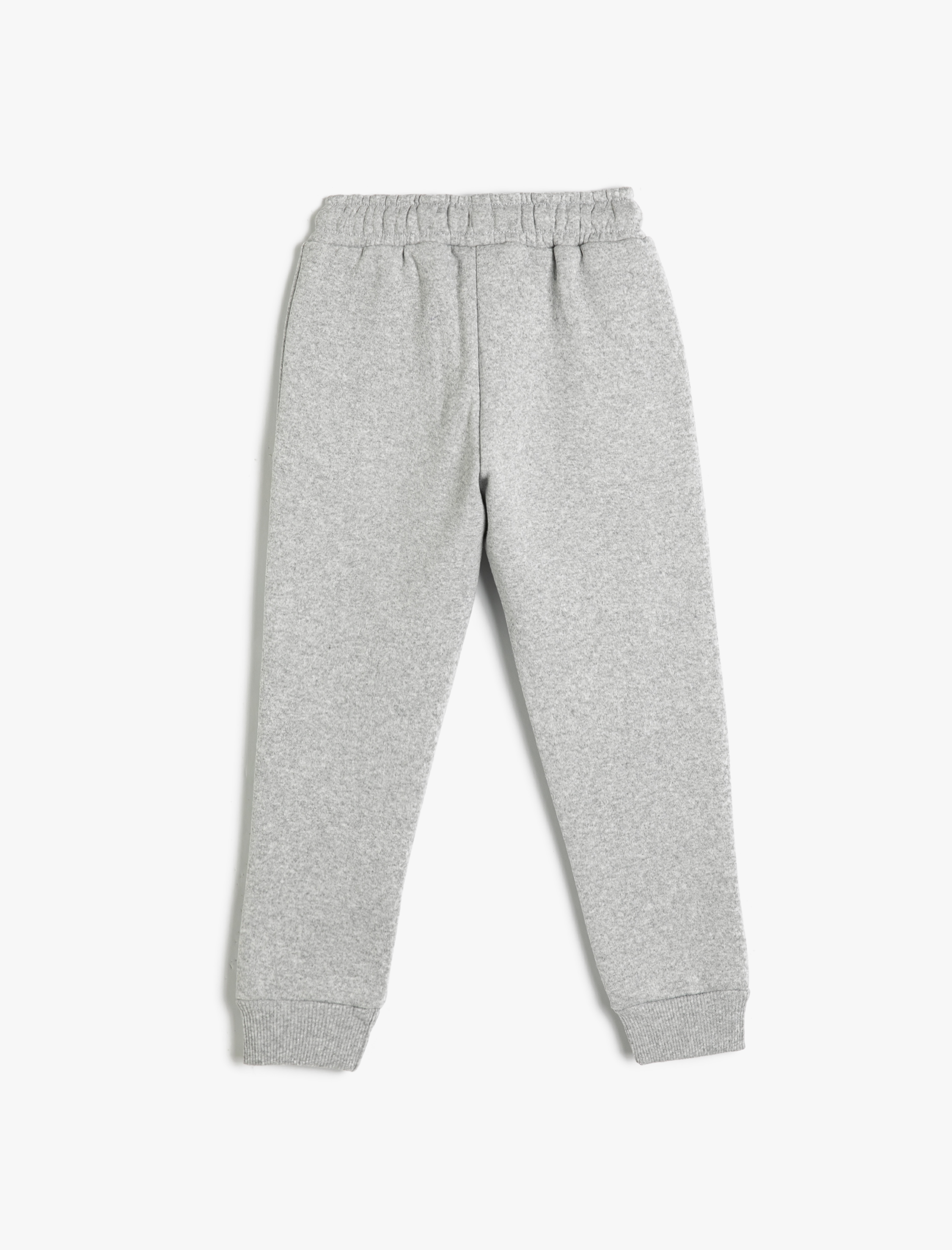  Erkek Çocuk Jogger Eşofman Altı Cep Detaylı Beli Bağlamalı Şardonlu