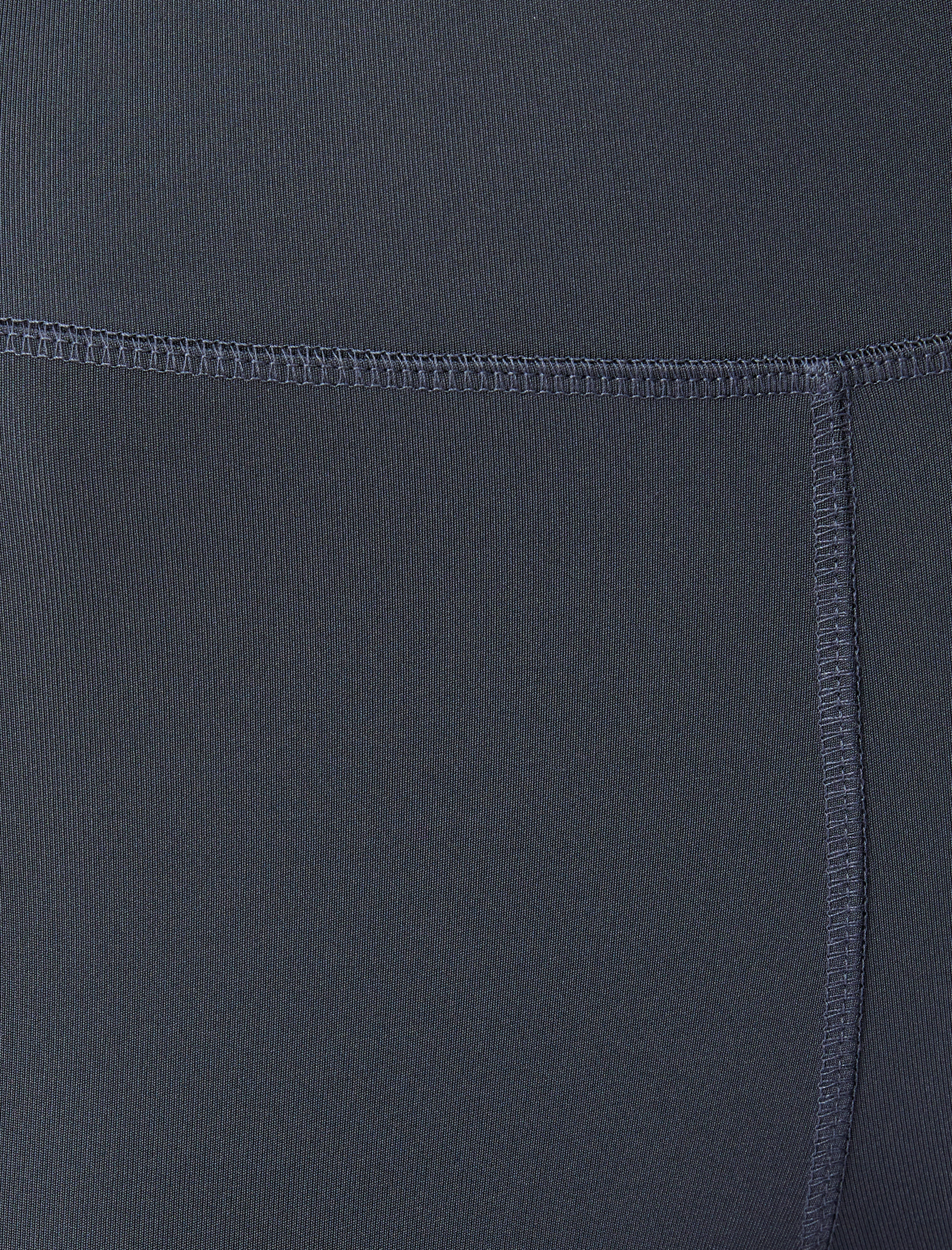   Spor Tayt Yüksek Bel Slim Fit Dikiş Detaylı İnterlok