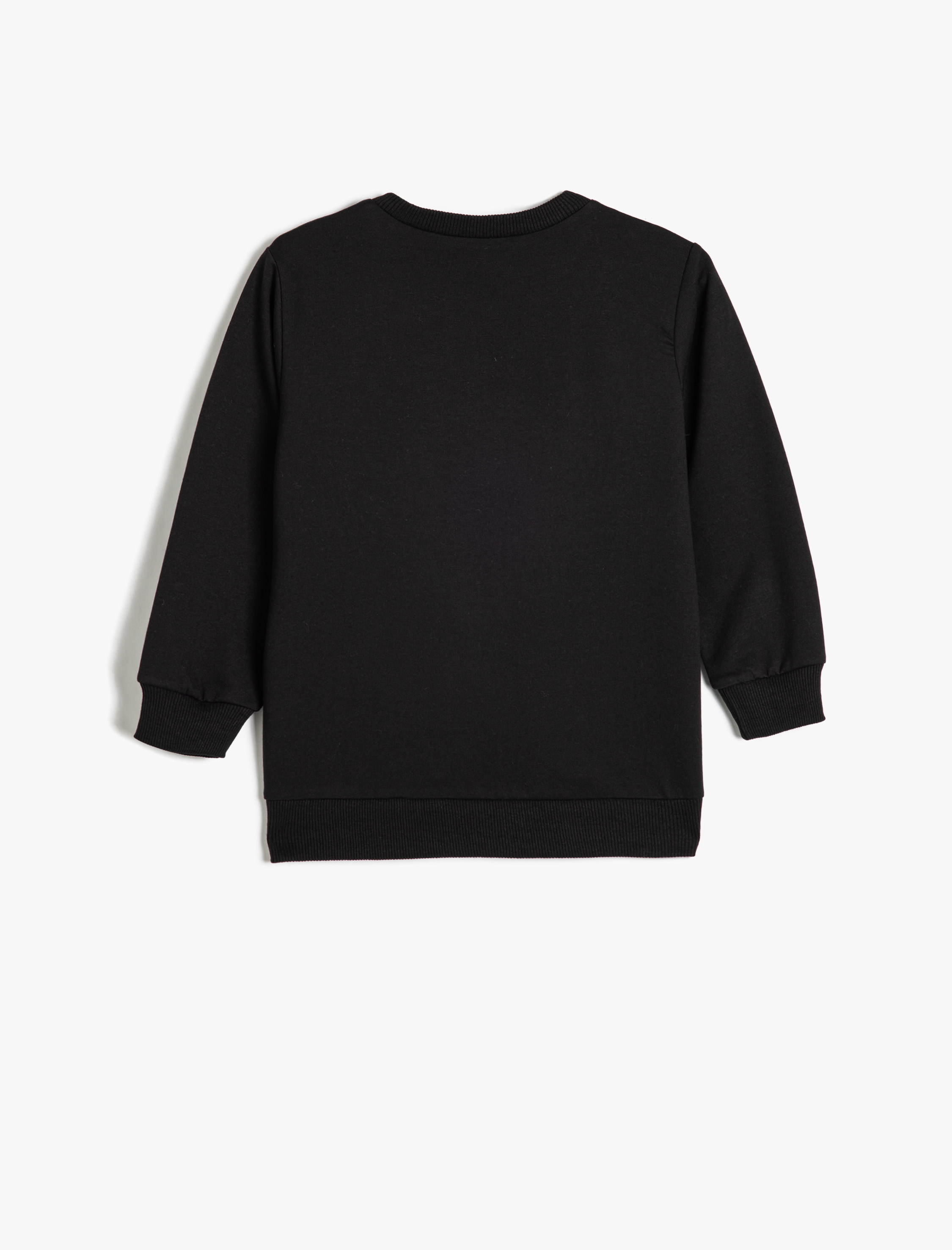  Erkek Çocuk Sweatshirt Uzun Kollu Bisiklet Yaka Baskı Detaylı