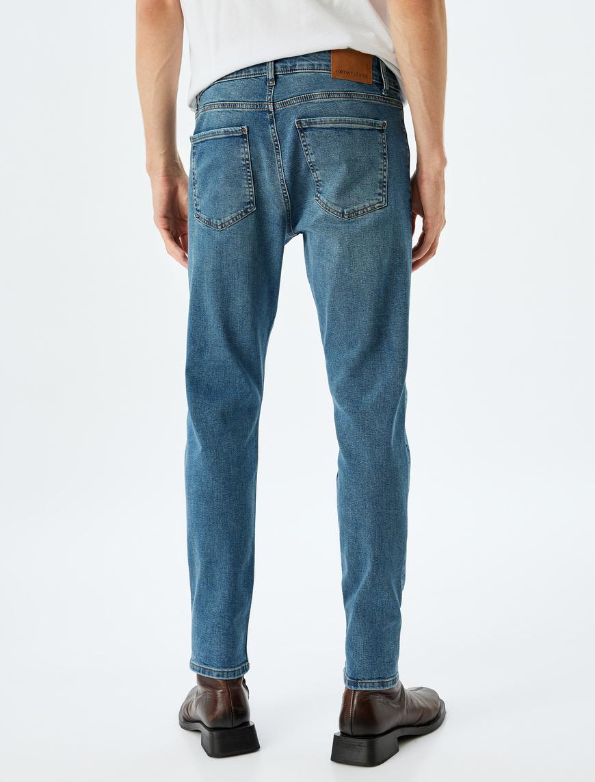   Normal Bel Slim Fit Jean Pantolon - Brad Jean