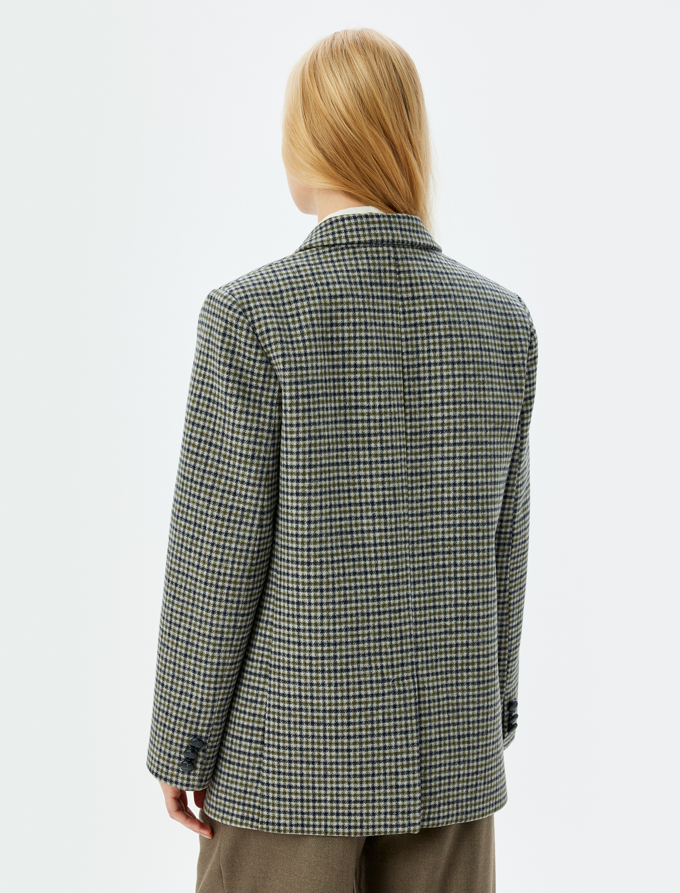   Cepli Kruvaze Oversize Blazer Ceket