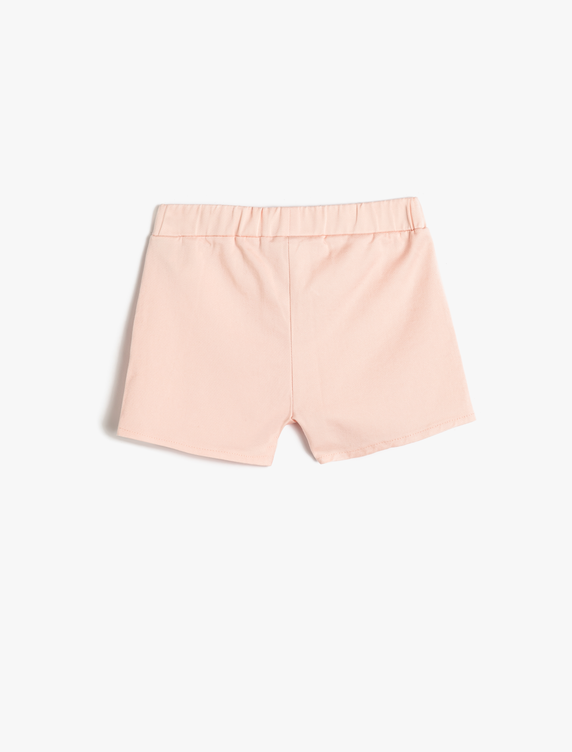  Kız Bebek Fiyonk Detaylı Fırfırlı Şort Beli Lastikli