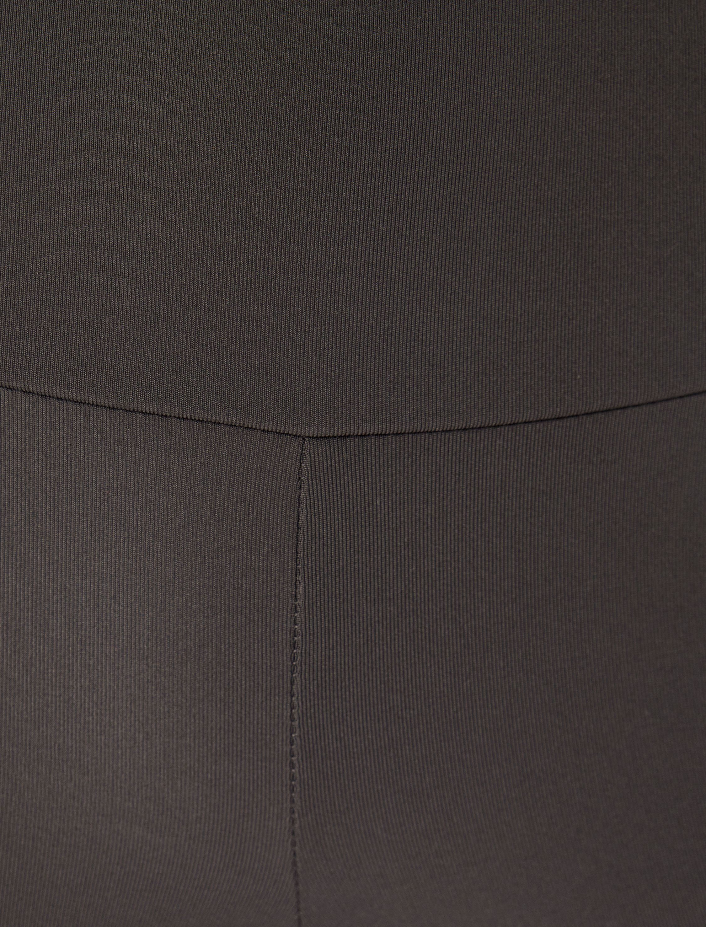   Spor Tayt Yüksek Bel Dikiş Detaylı Dar Kalıp İnterlok