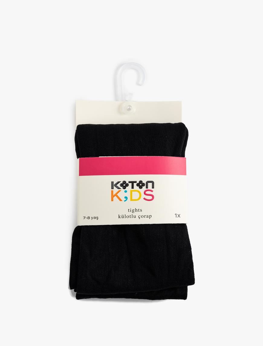  Kız Çocuk Basic Külotlu Çorap