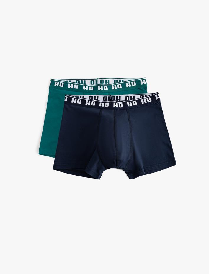  Yılbaşı Temalı Pamuklu 2'li Boxer Seti