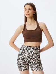 Çapraz Sırt Askılı Slim Fit Yumuşak Tuşe Sporcu Sütyeni