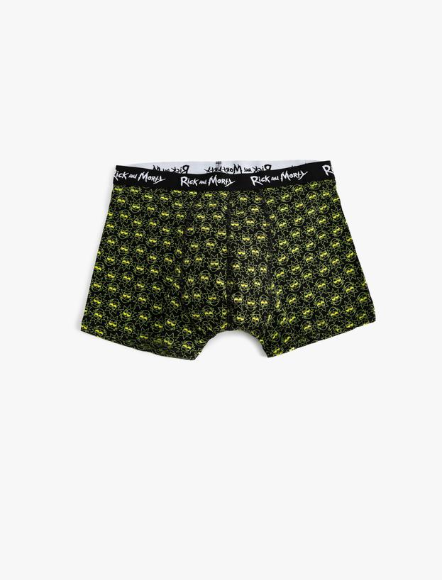Pamuklu Lisanslı Rick and Morty 3'lü Boxer Seti_1