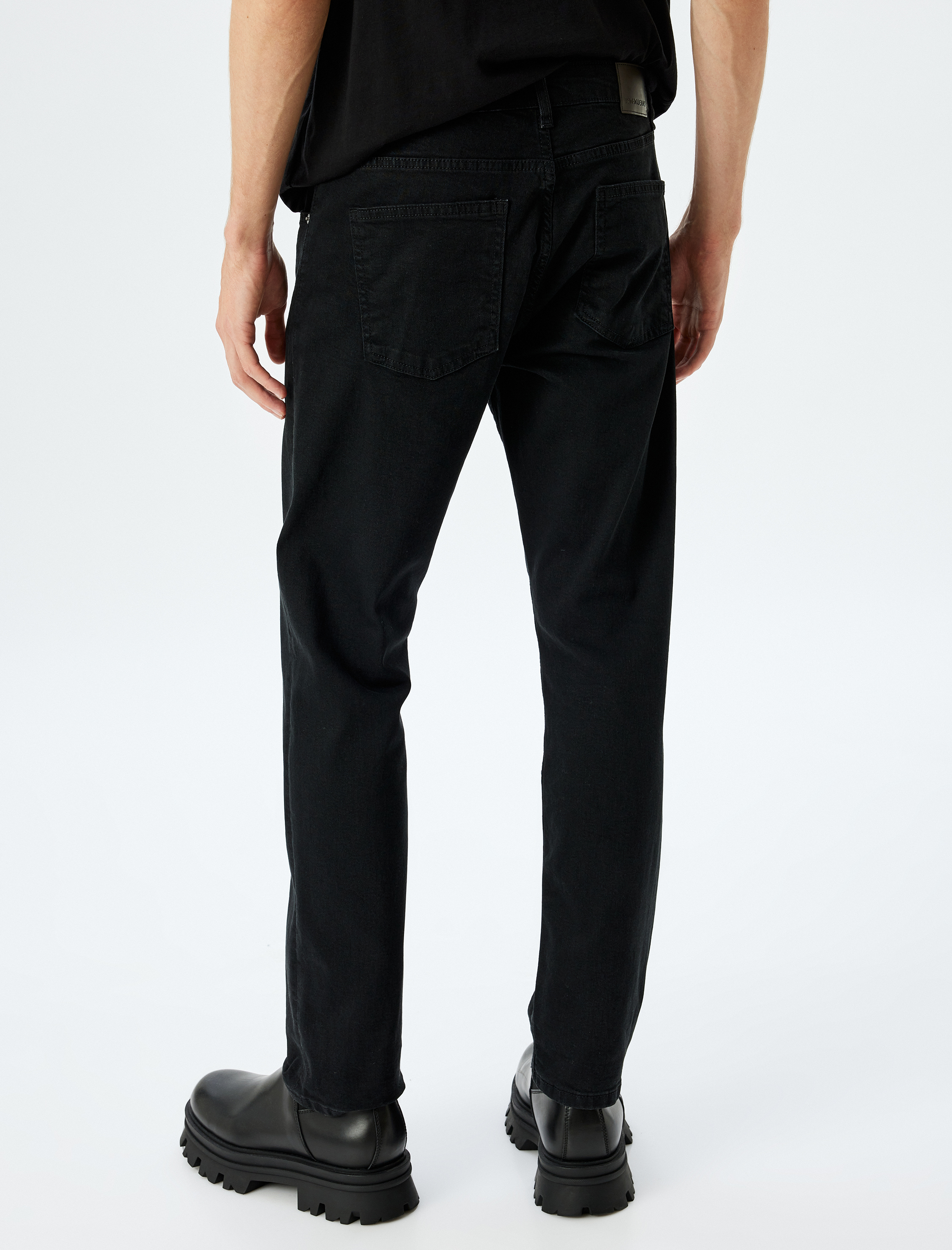   Normal Bel Düz Paça Rahat Kesim Straight Fit Jean Pantolon - Mark Jean