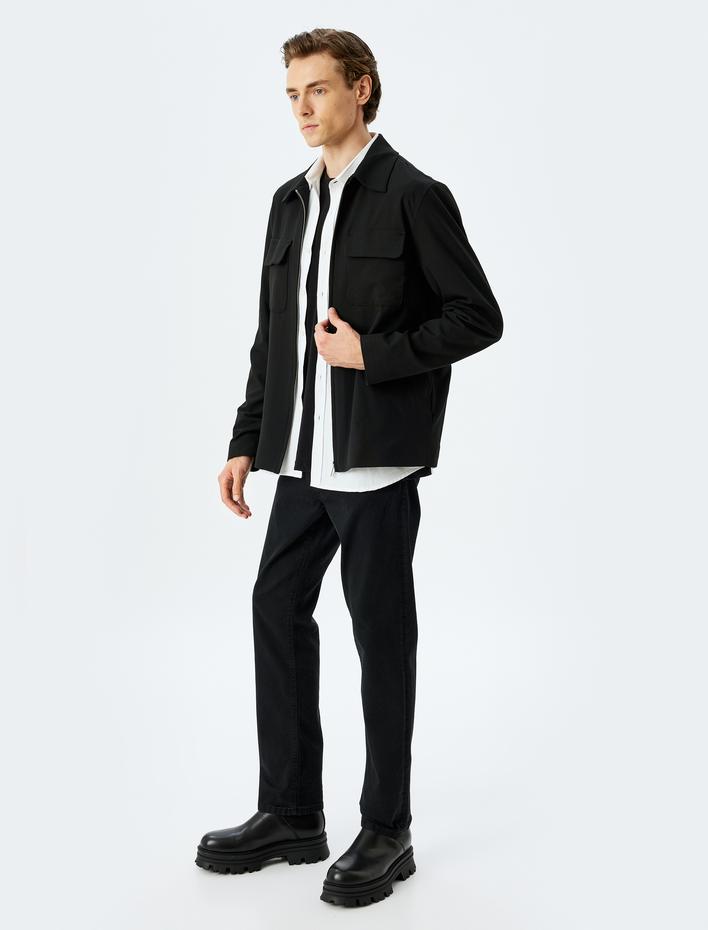  Normal Bel Düz Paça Rahat Kesim Straight Fit Jean Pantolon - Mark Jean