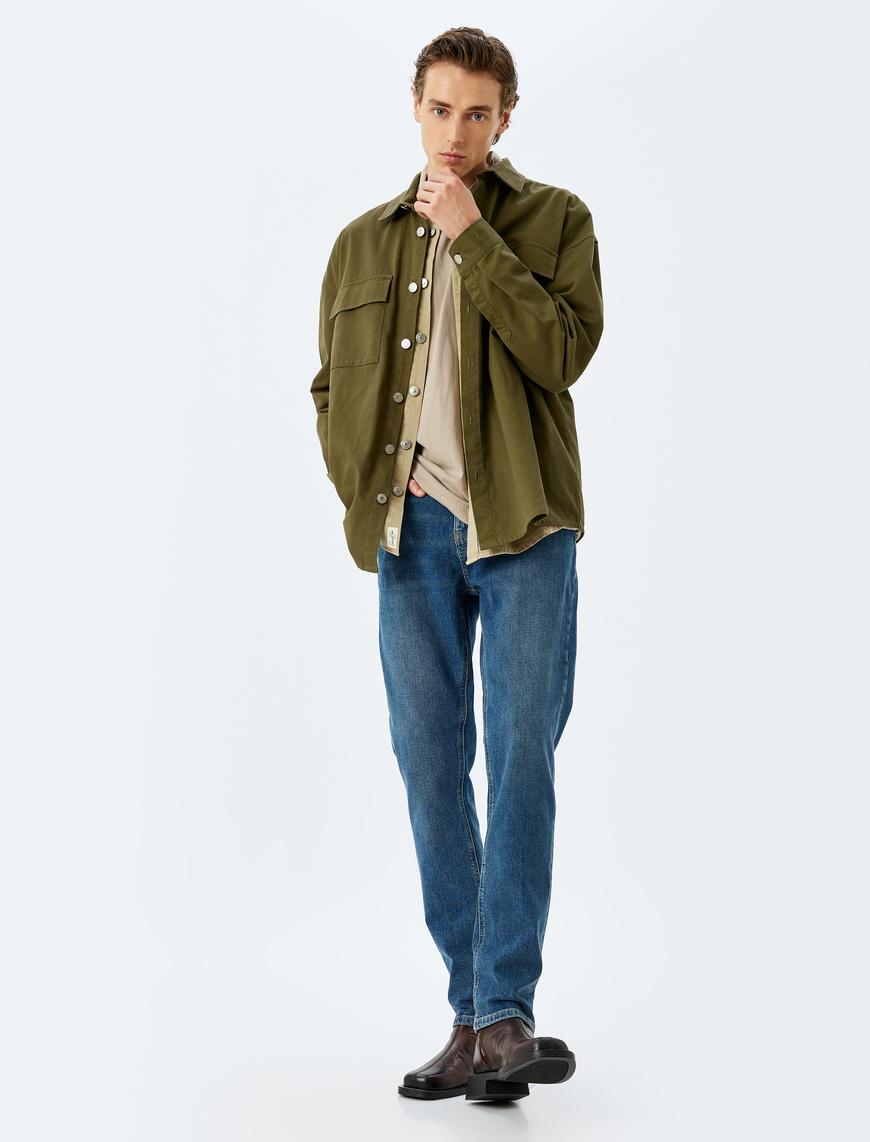   Slim Fit Kot Pantolon - Brad Jean
