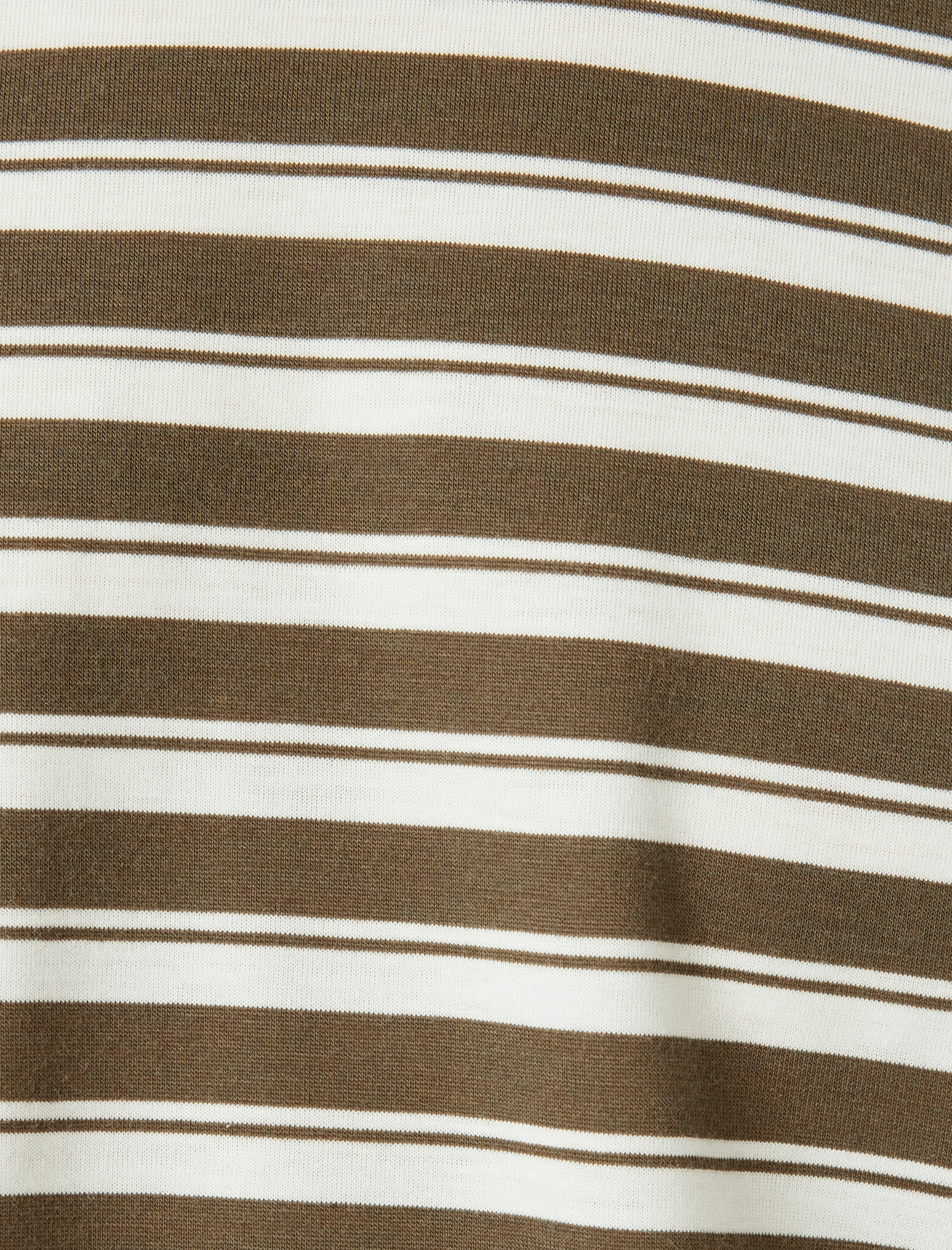   Bisiklet Yaka Viskon Karışımlı Kısa Kollu Regular Fit Çizgili Tişört