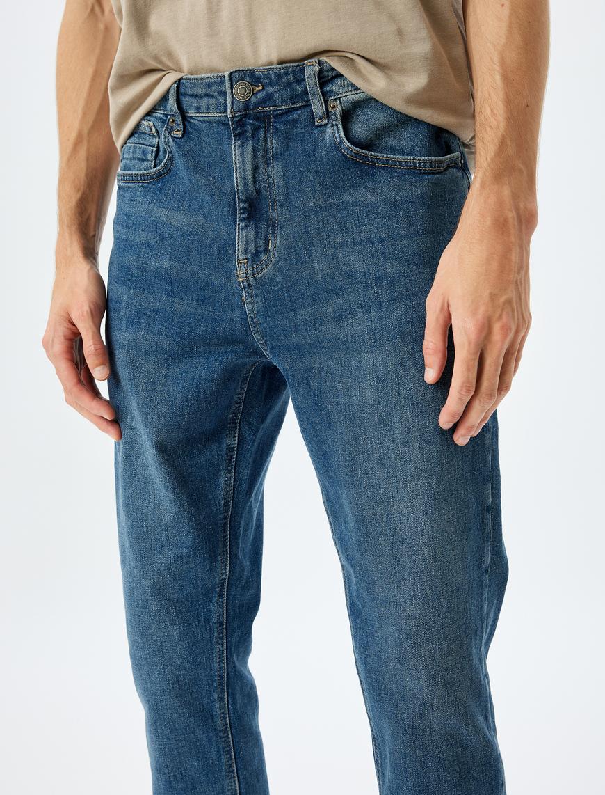   Slim Fit Kot Pantolon - Brad Jean