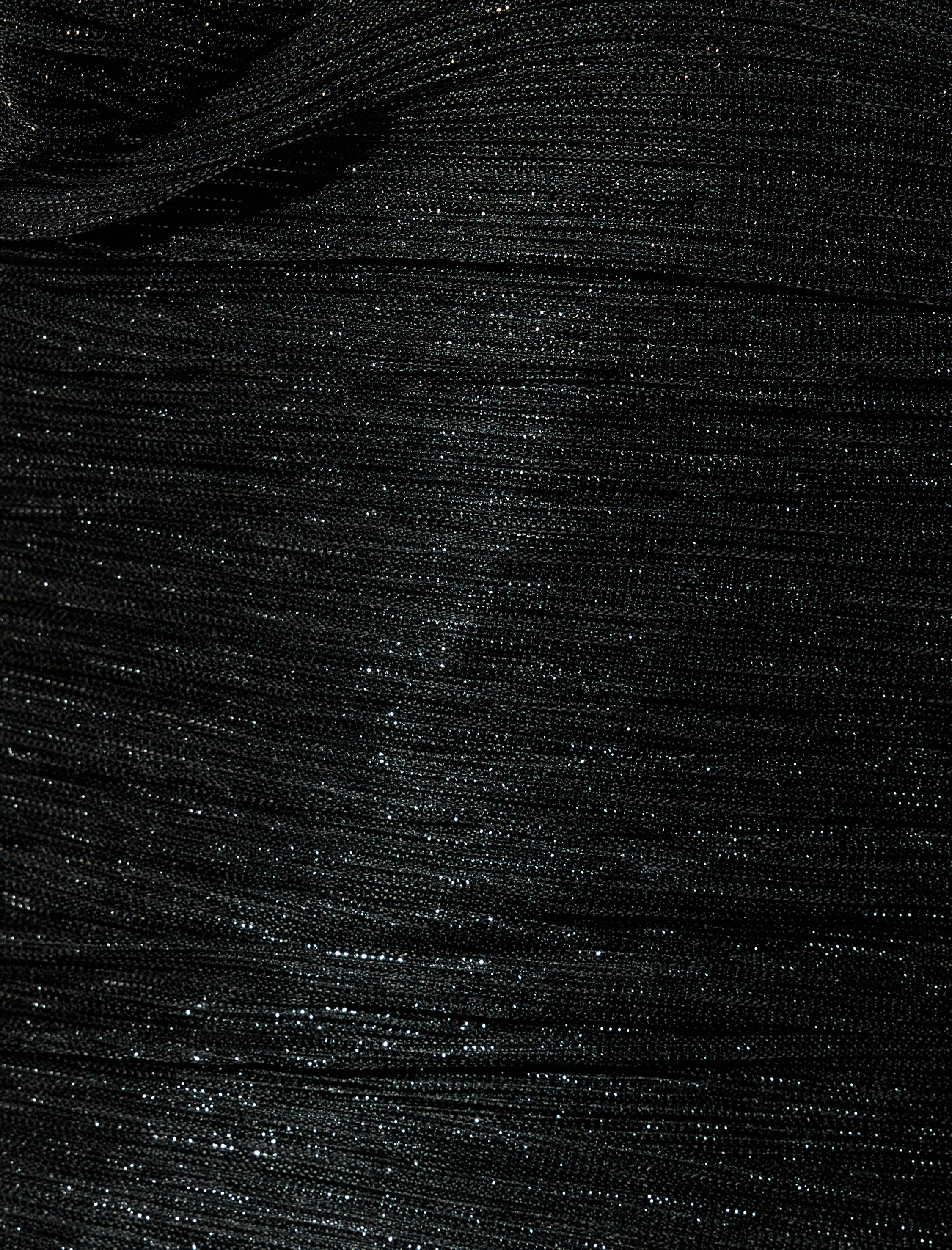   Mini Elbise Kalp Yaka Uzun Kollu Tül Detaylı Drapeli Slim Fit