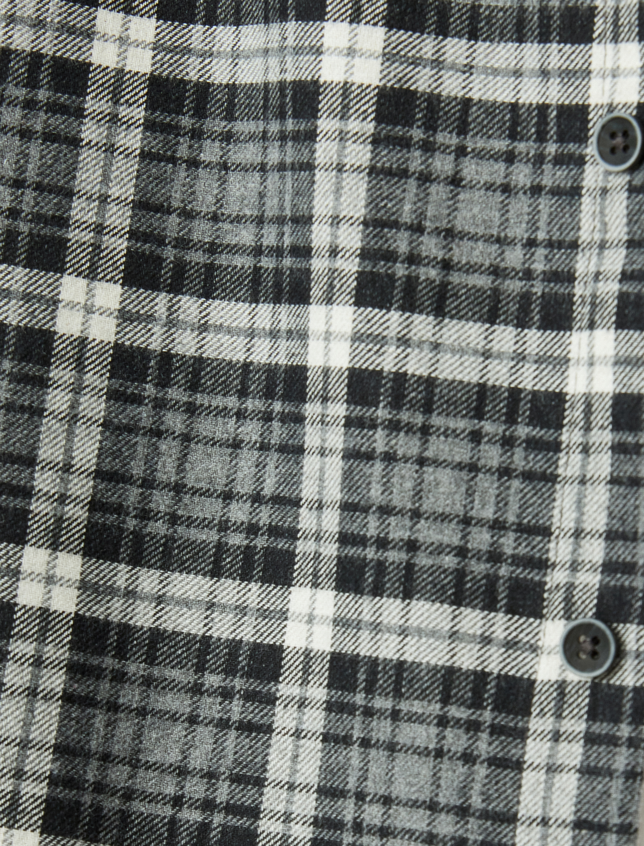   Uzun Kollu Regular Fit Cepli Pamuk Karışımlı Oduncu Gömleği