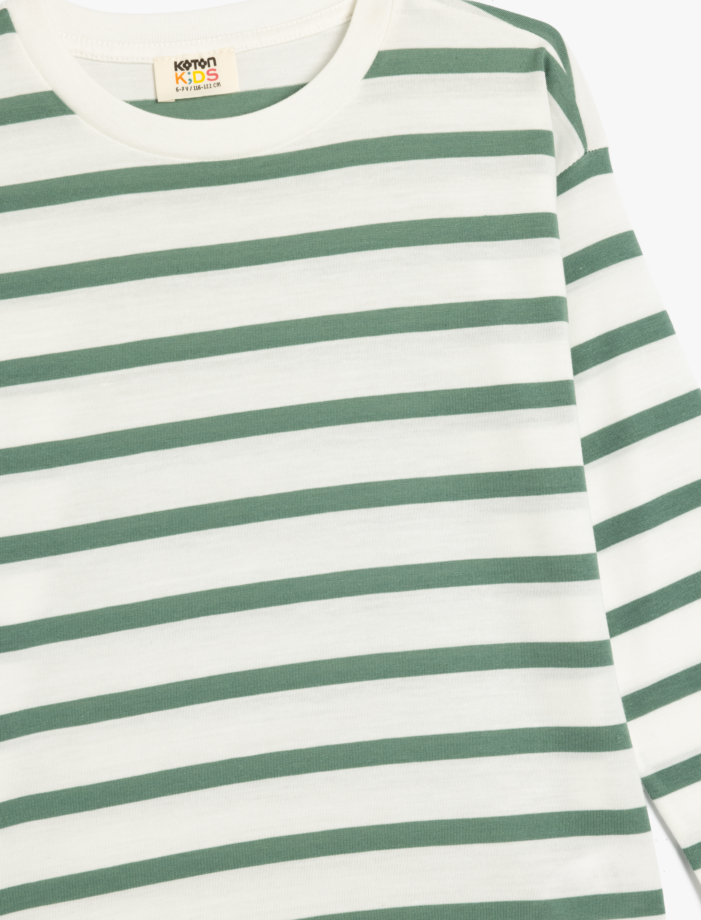 Erkek Çocuk Uzun Kollu Tişört Bisiklet Yaka Viskon Karışımlı