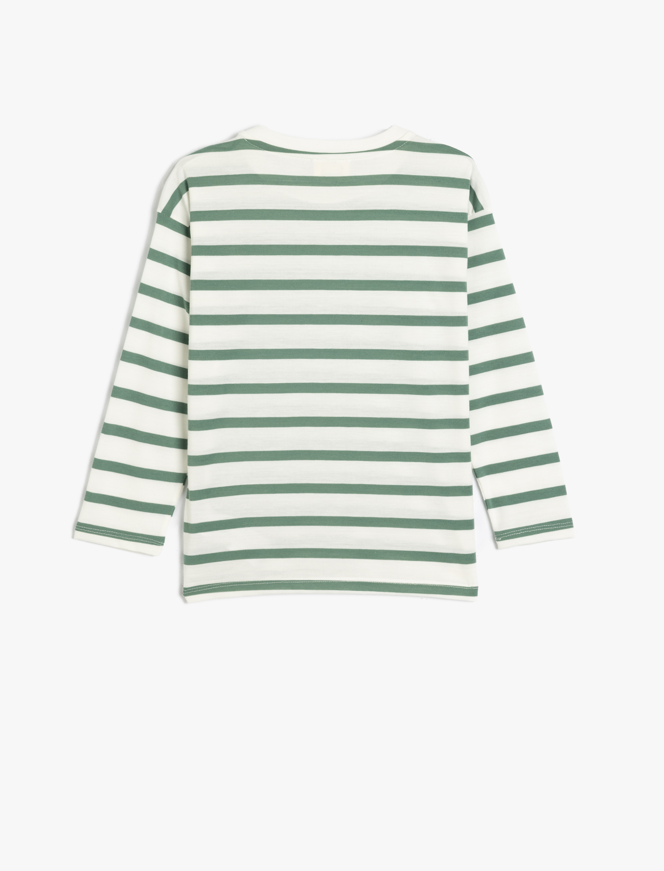 Erkek Çocuk Uzun Kollu Tişört Bisiklet Yaka Viskon Karışımlı