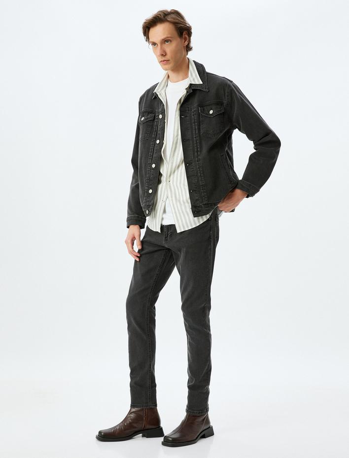  Slim Fit Kot Pantolon - Brad Jean