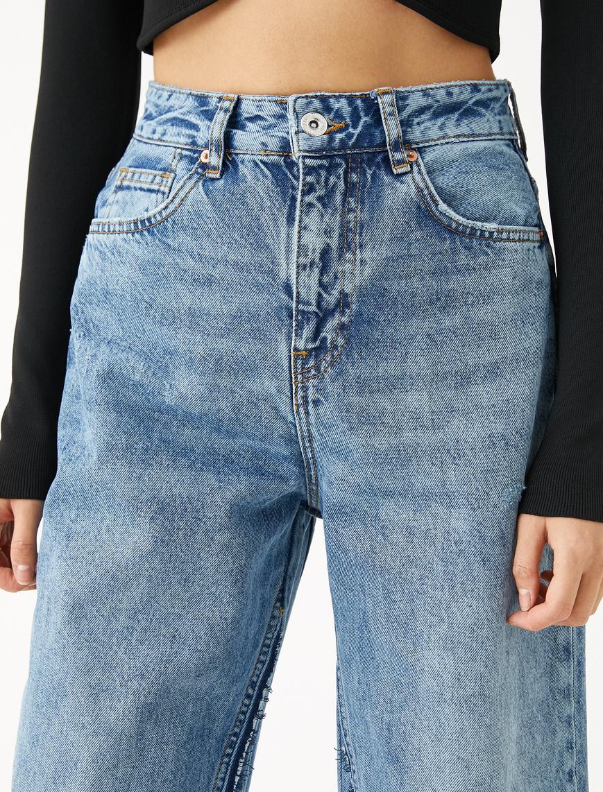   Geniş Paça Kot Pantolon Yüksek Bel- Bianca Jean