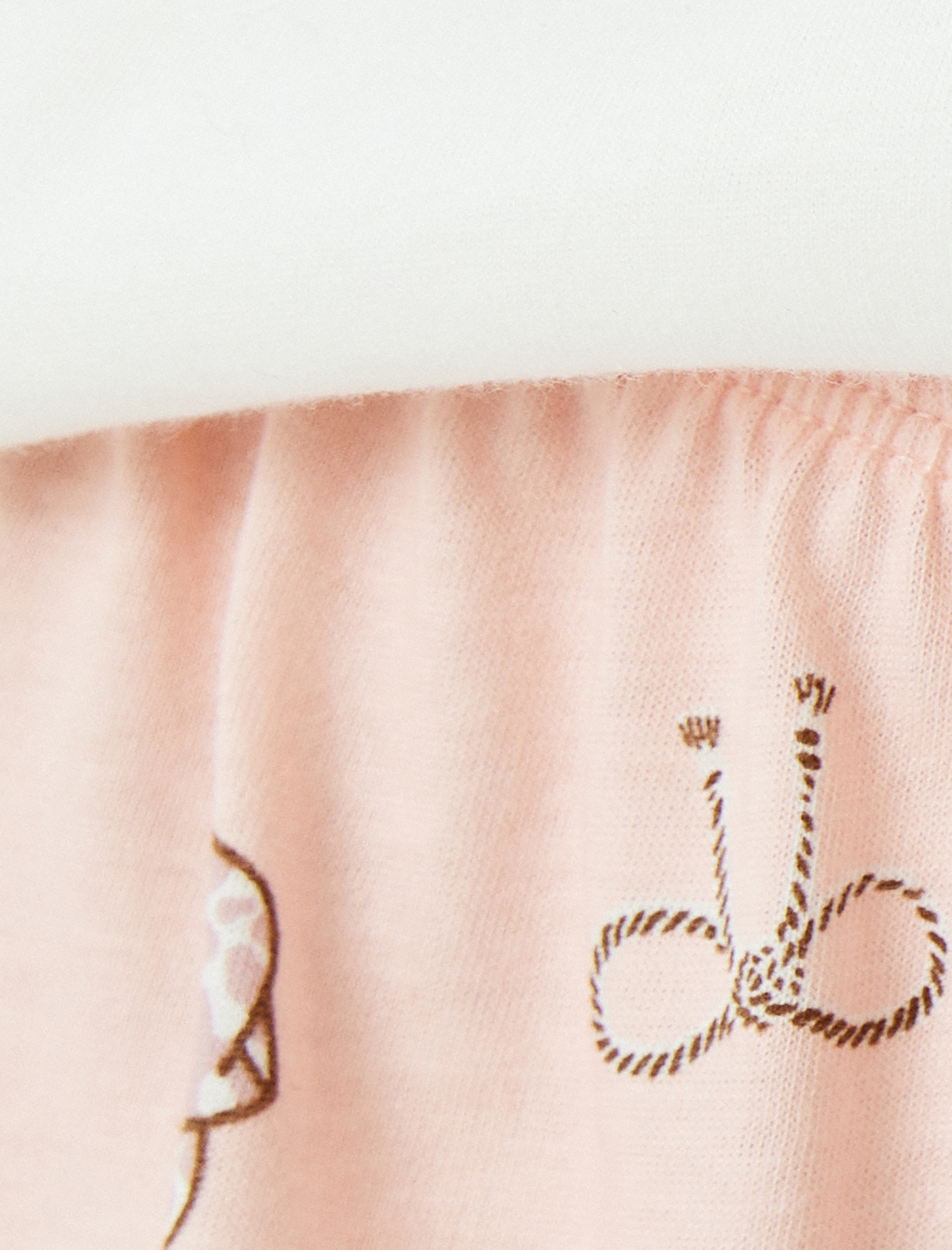   Baskılı Örme Pijama Takımı 2 Parça